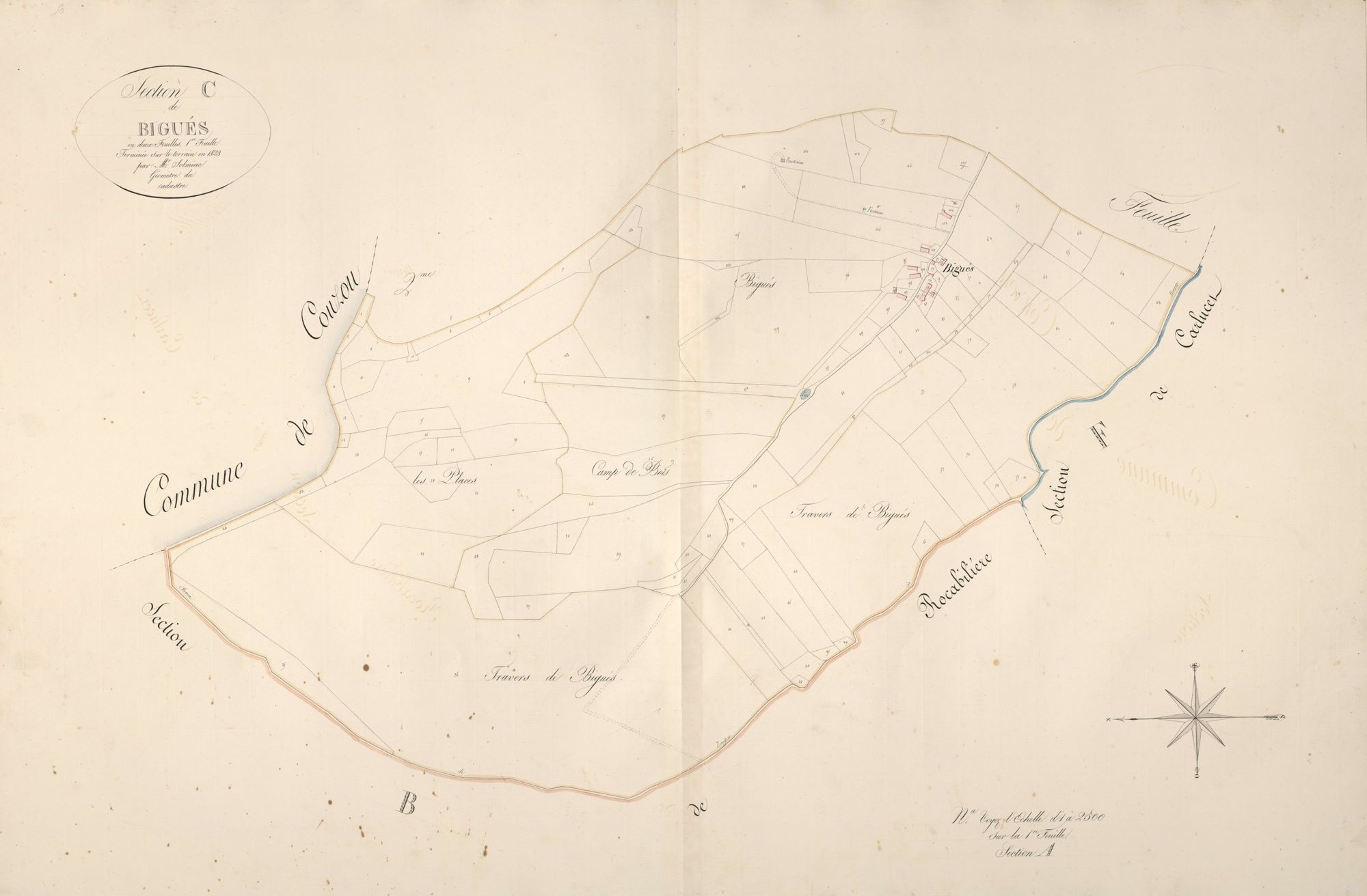 section C de Bigués, 1ère feuille