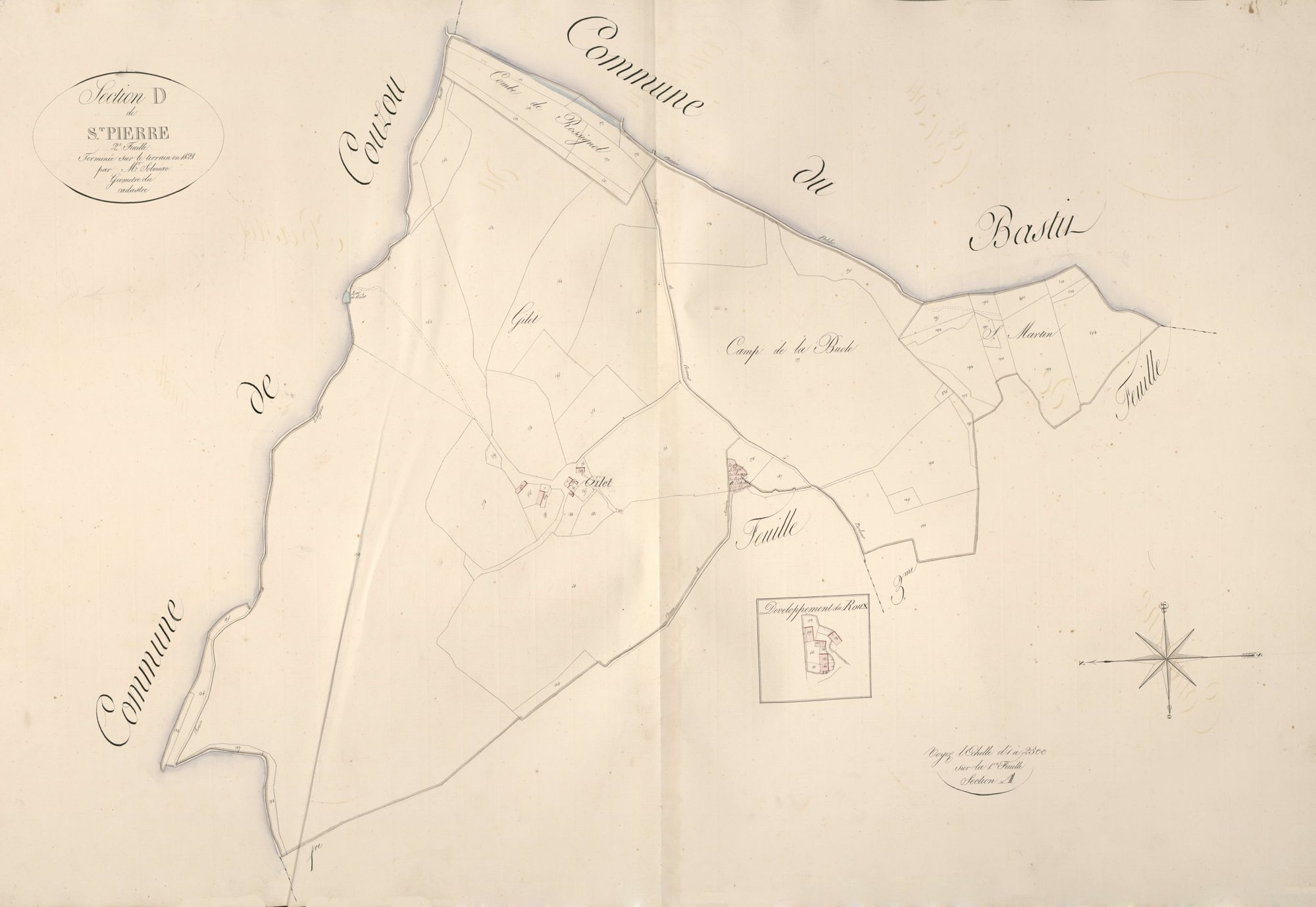 section D de Saint-Pierre, 2ème feuille