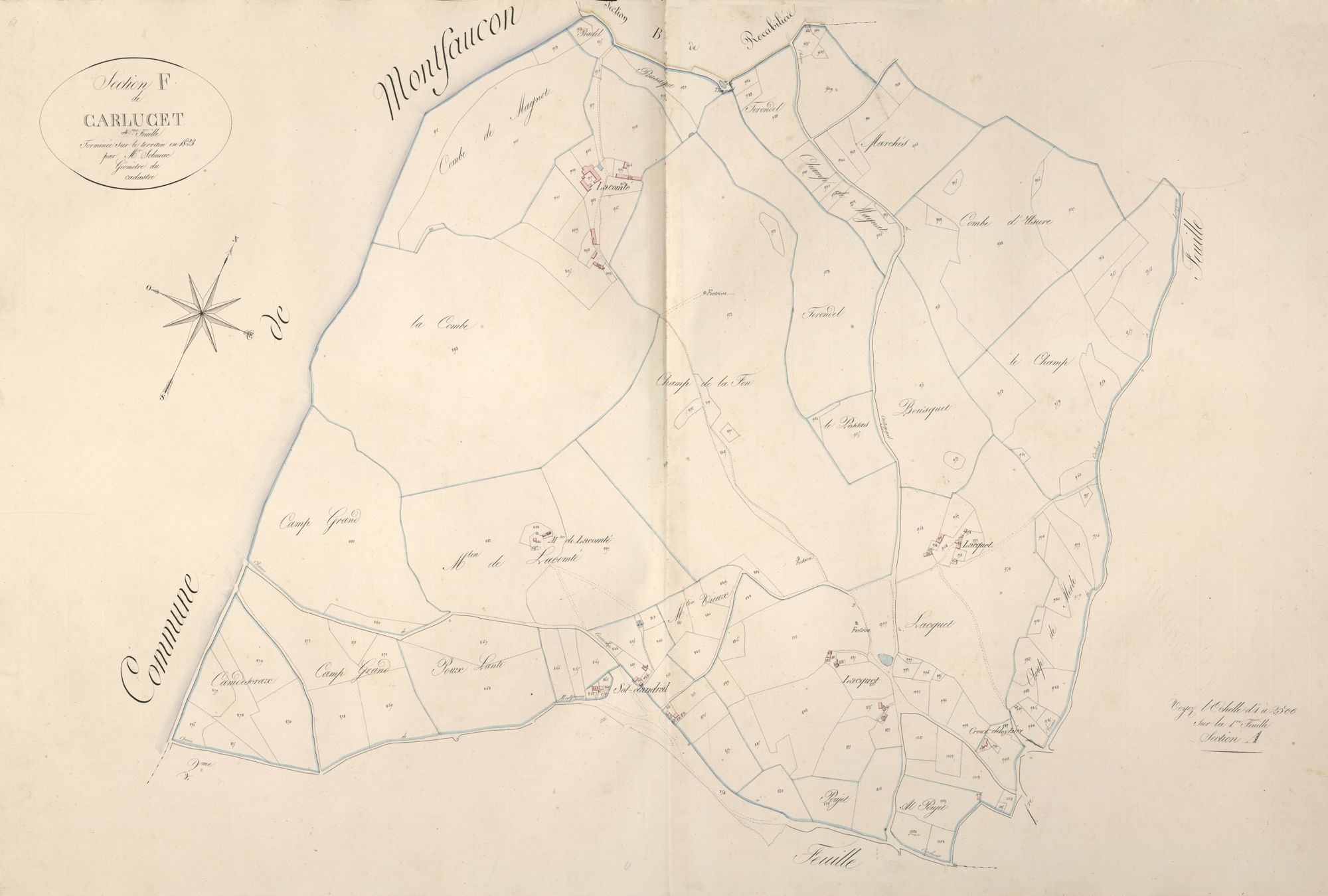 section F de Carlucet, 4ème feuille