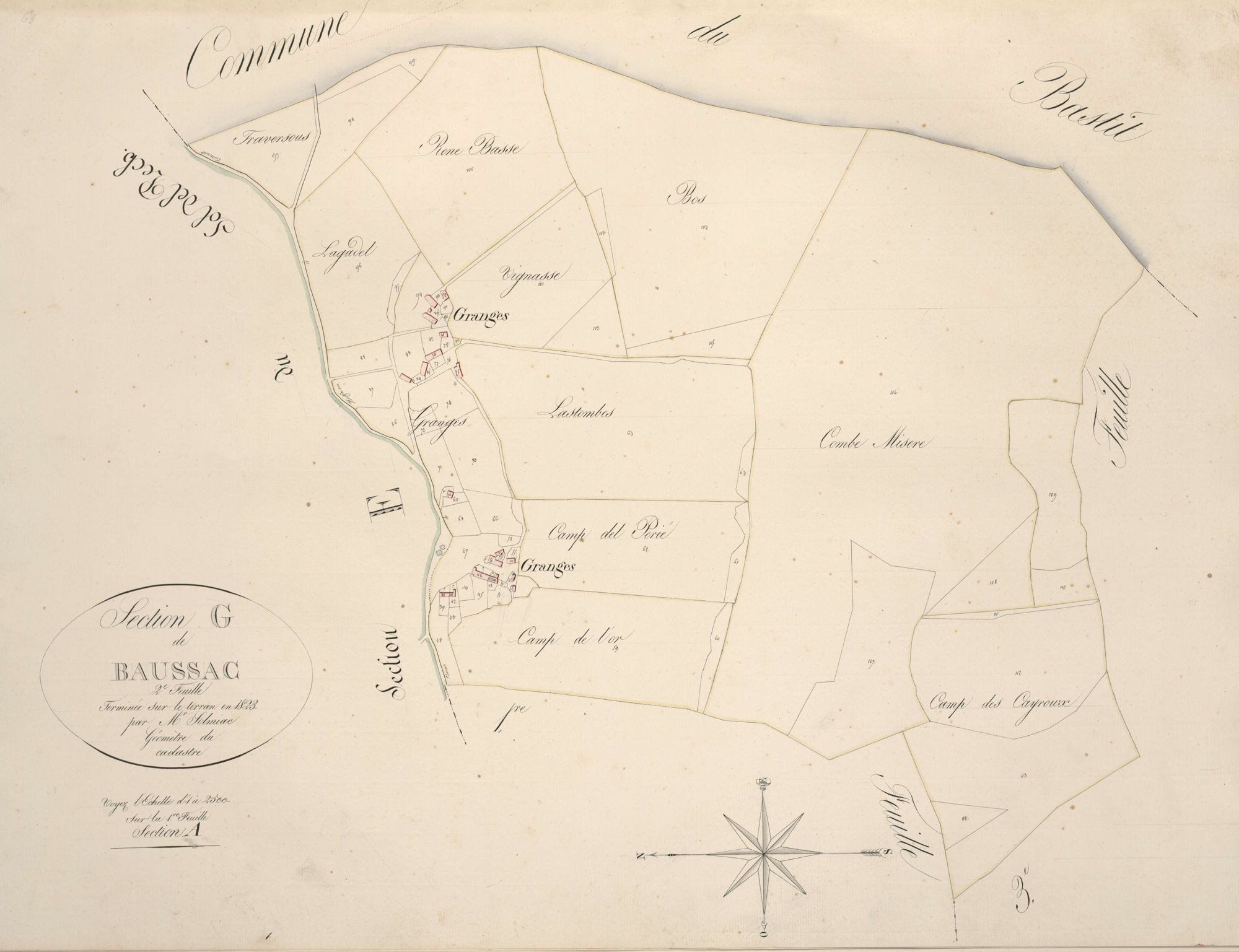 section G de Beaussac, 2ème feuille