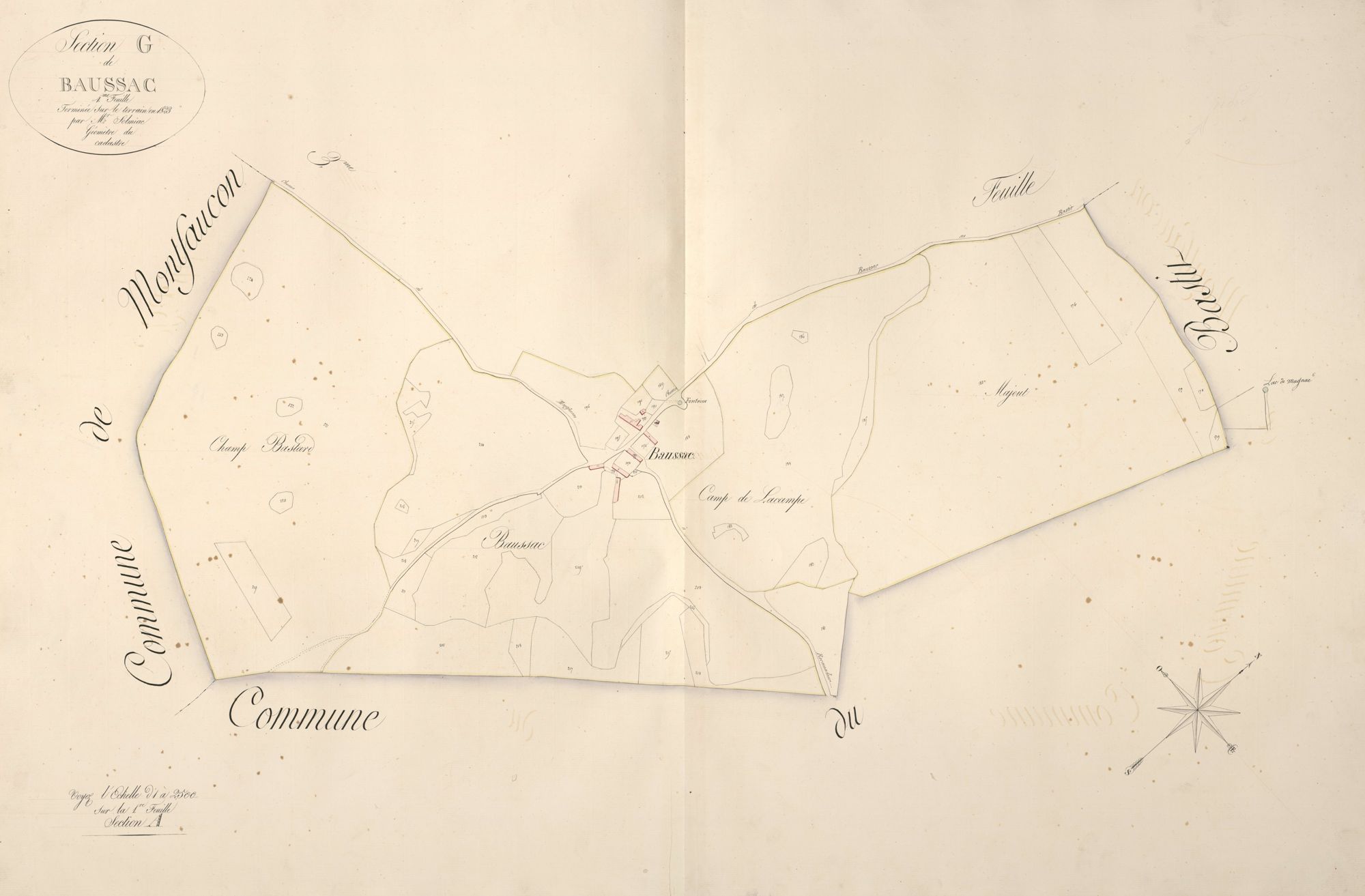 section G de Beaussac, 4ème feuille
