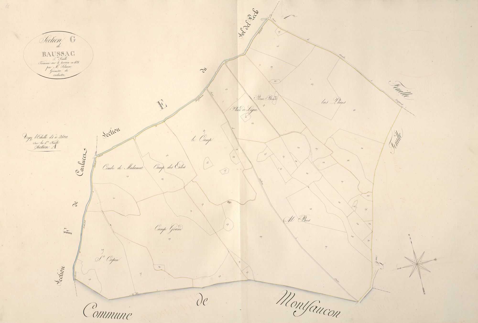section G de Beaussac, 5ème feuille