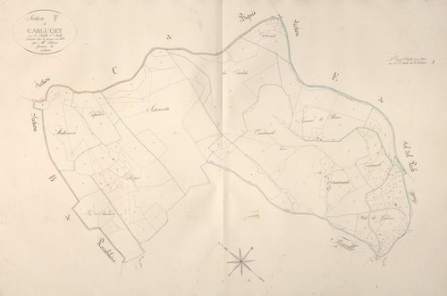 section F de Carlucet, 1ère feuille