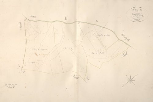 section G de Beaussac, 1ère feuille
