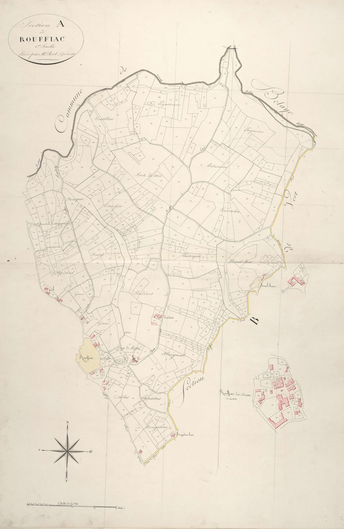 section A de Rouffiac, 1ère feuille