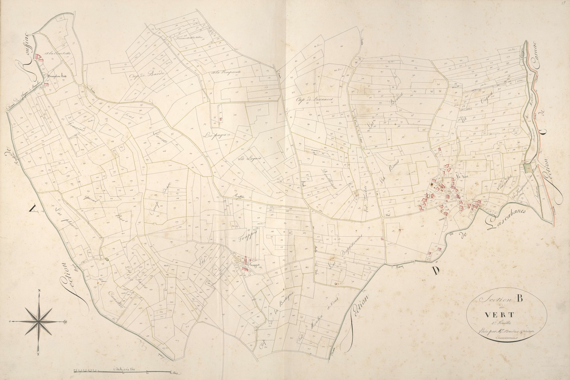 section B de Vert, 2ème feuille