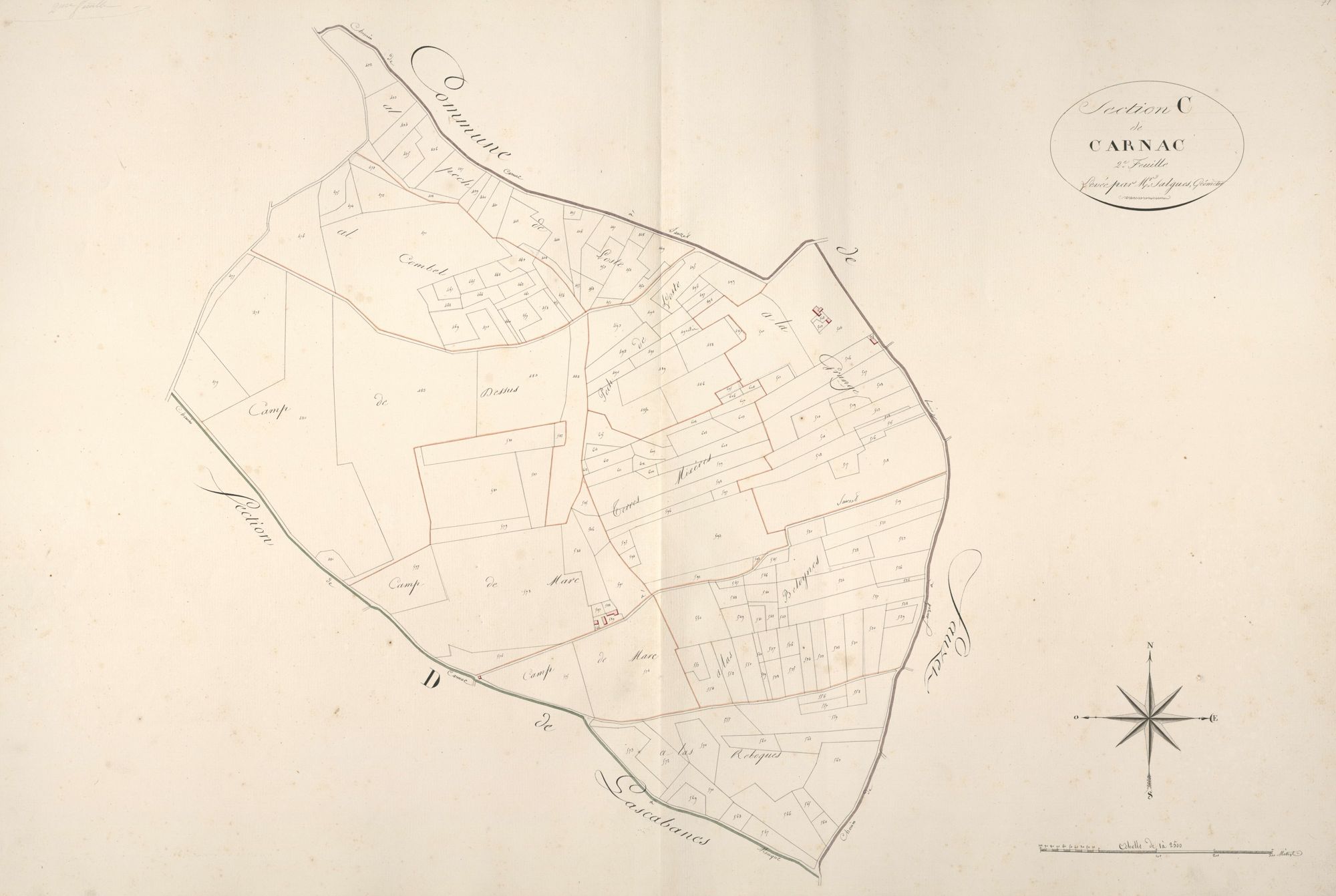 section C de Carnac, 2ème feuille