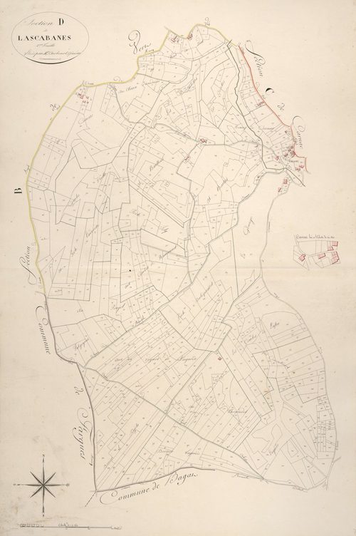 section D de Lascabanes, 1ère feuille