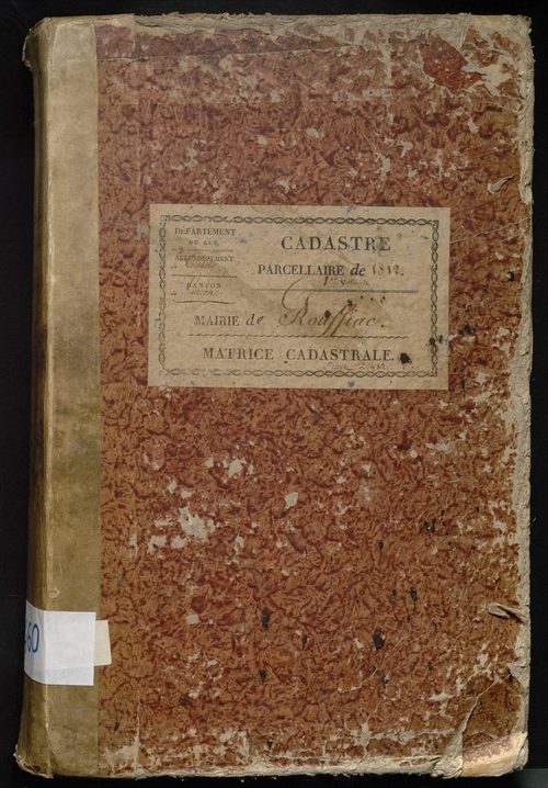 Folios 1-482. Augmentations et diminutions (1864-1914)
