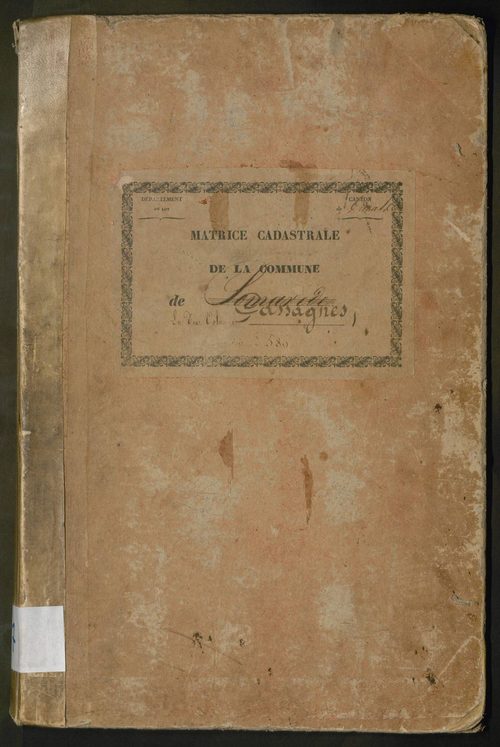 Folios 1-580. Augmentations et diminutions (1869-1913)