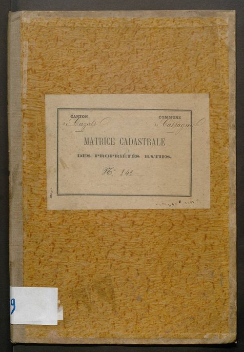 Cases 1-170. Augmentations et diminutions (1880-1891)