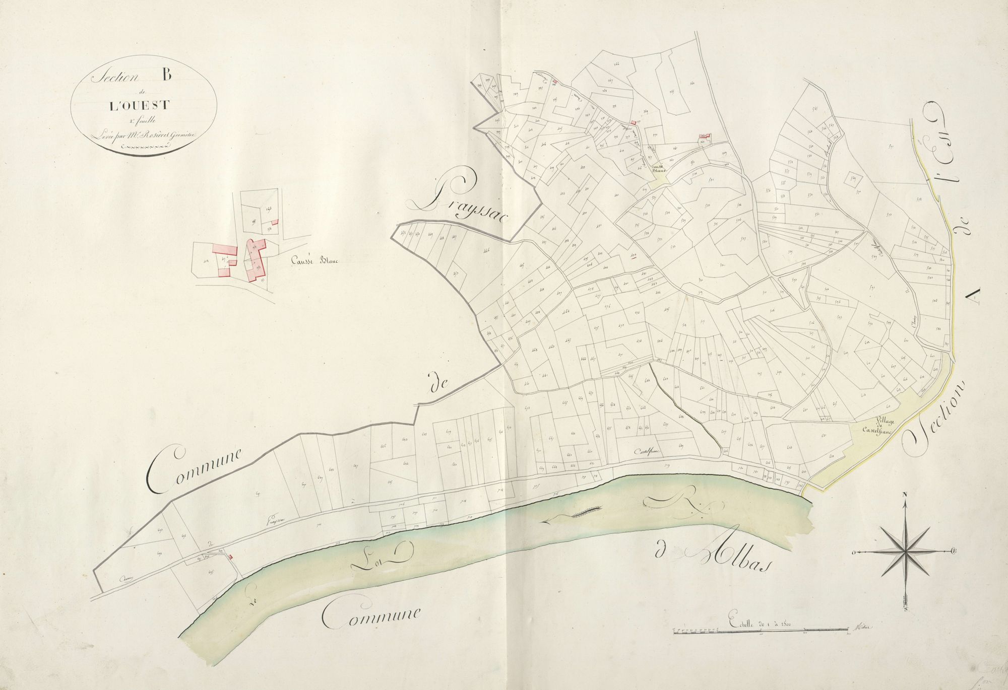 section B de l'Ouest, 2ème feuille