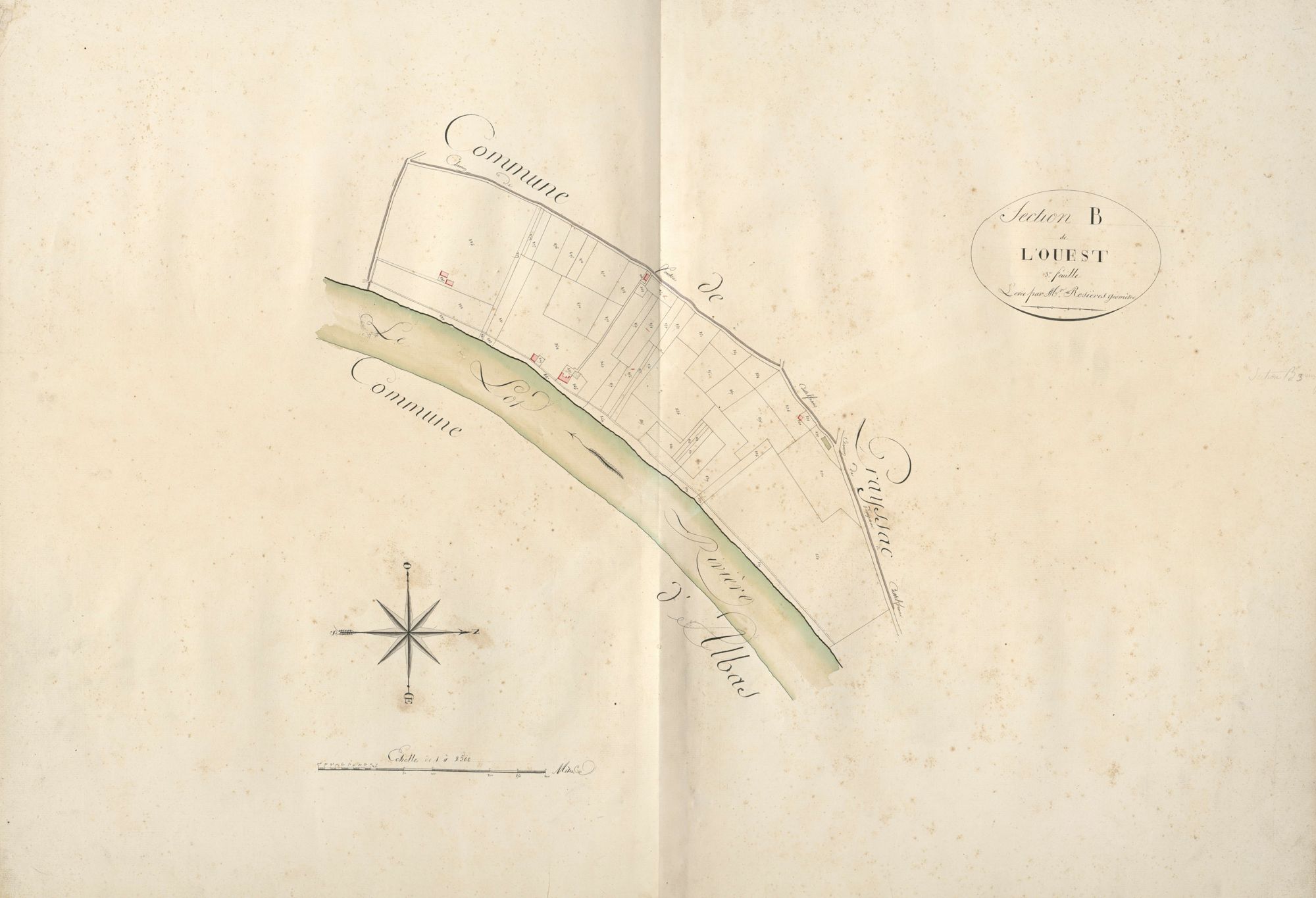 section B de l'Ouest, 3ème feuille