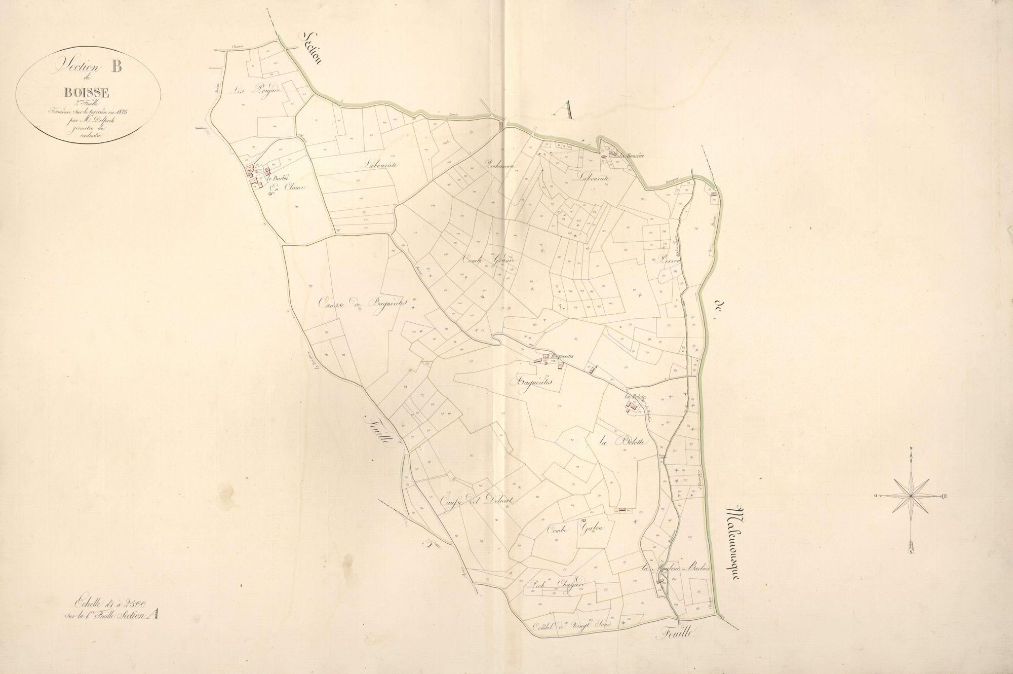 section B de Boisse, 2ème feuille