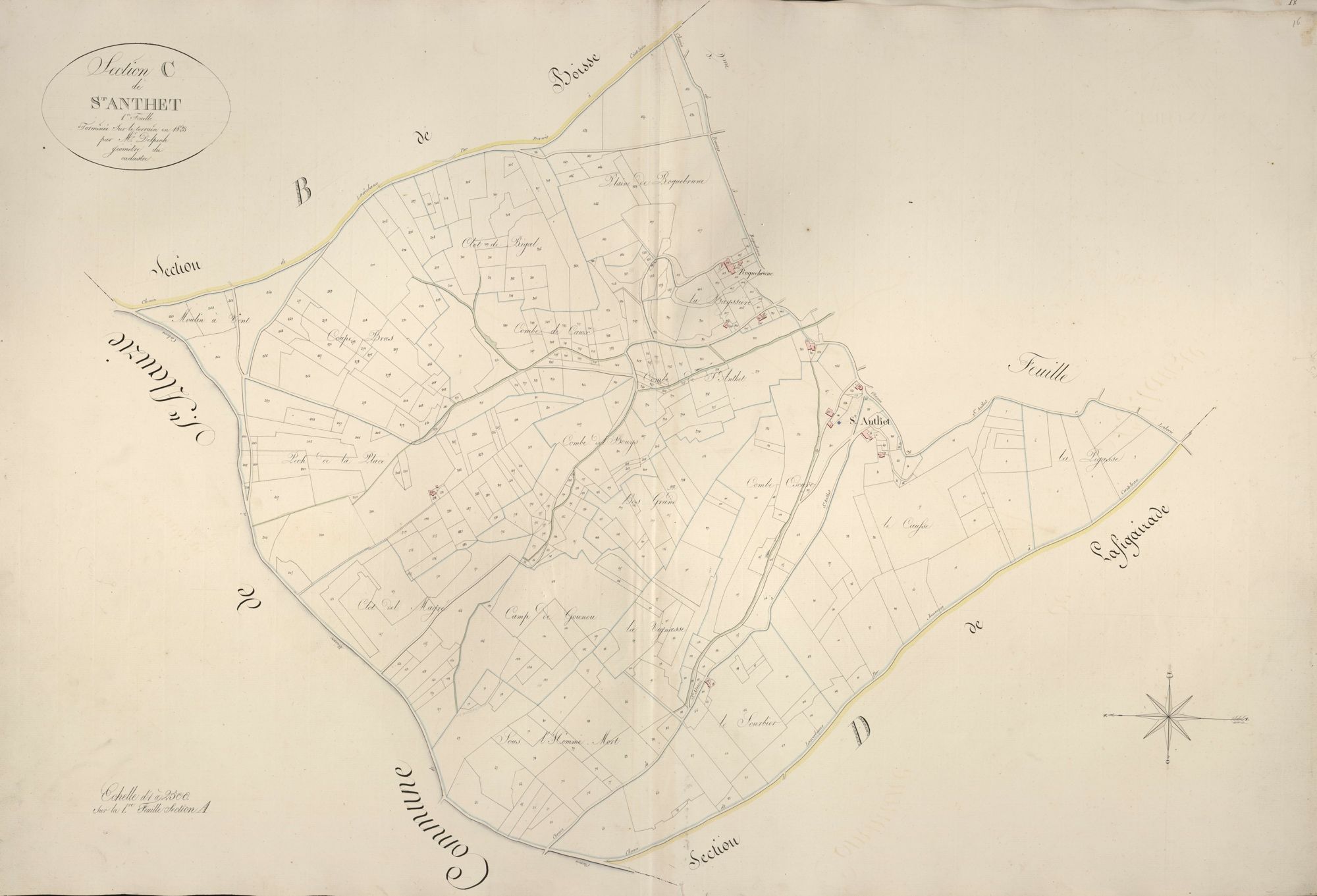 section C de Saint-Anthet, 1ère feuille