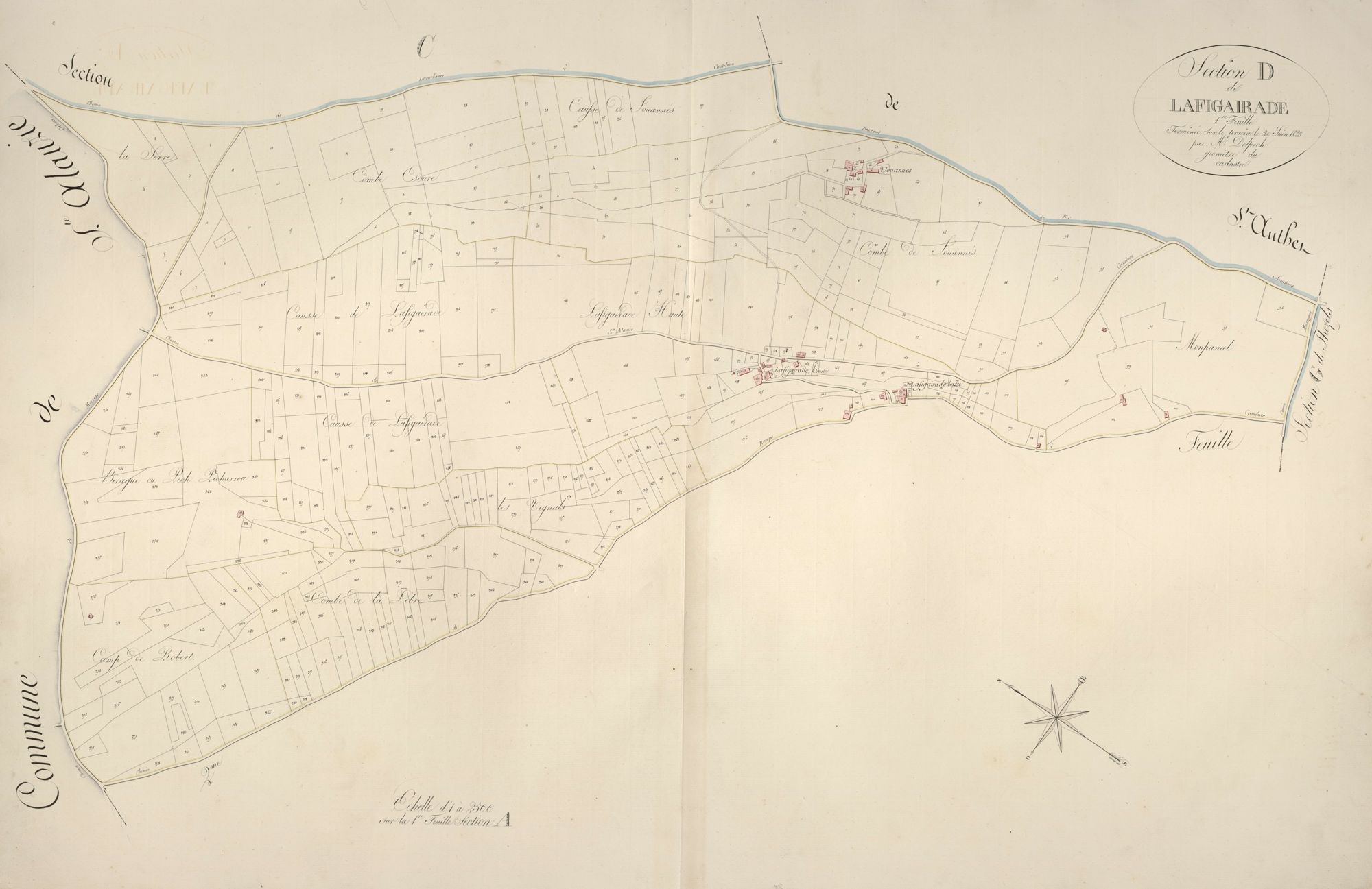 section D de Lafigairade, 1ère feuille