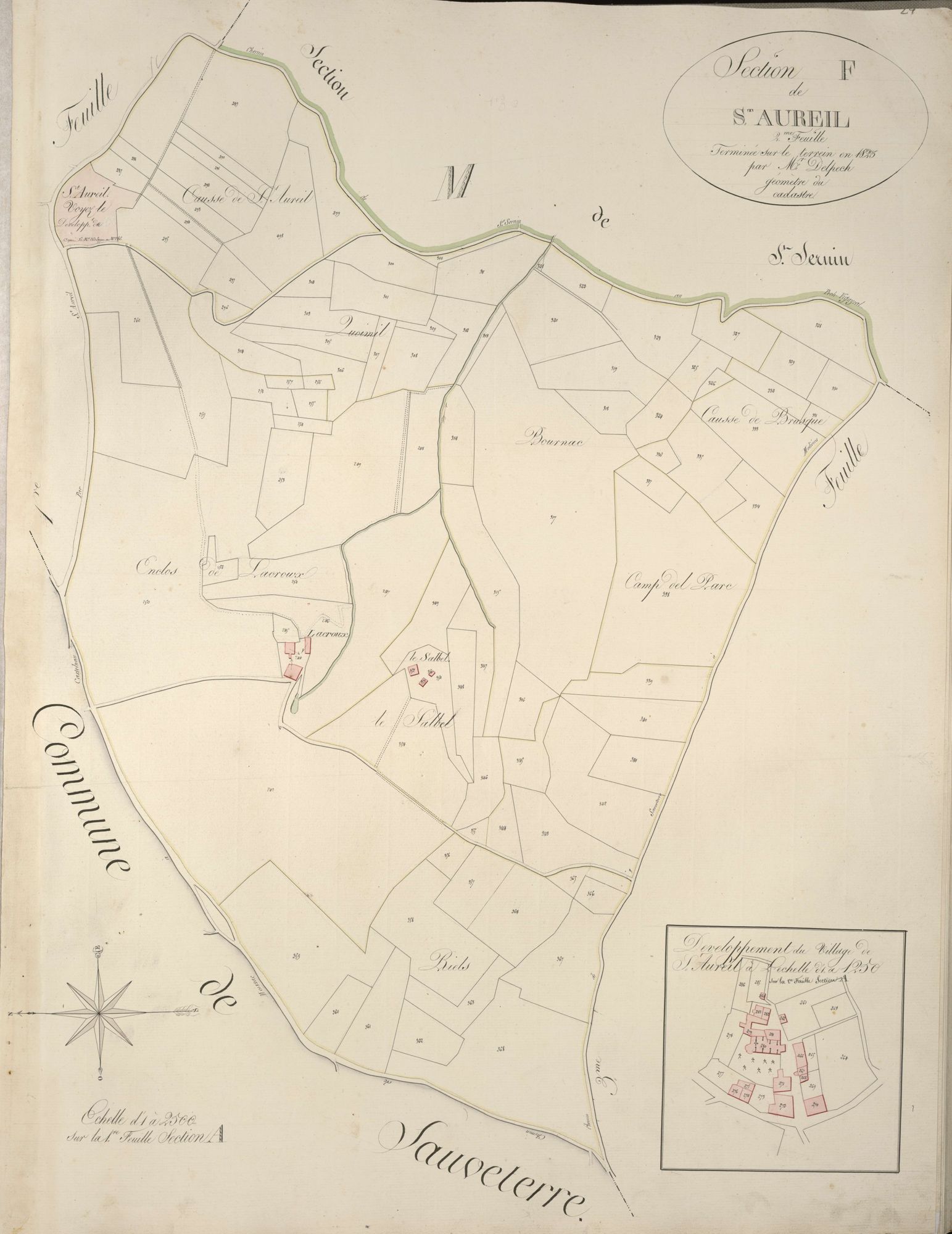 section F de Saint-Aureil, 2ème feuille