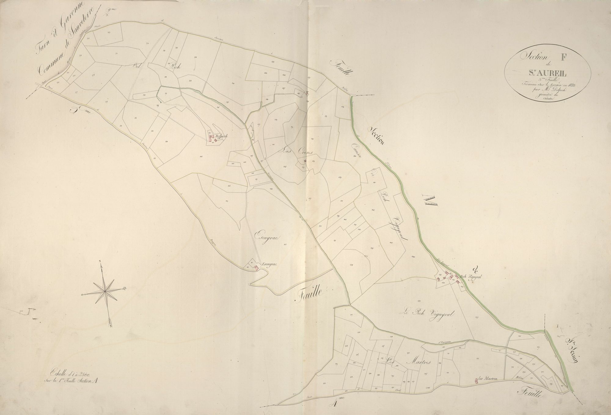 section F de Saint-Aureil, 3ème feuille