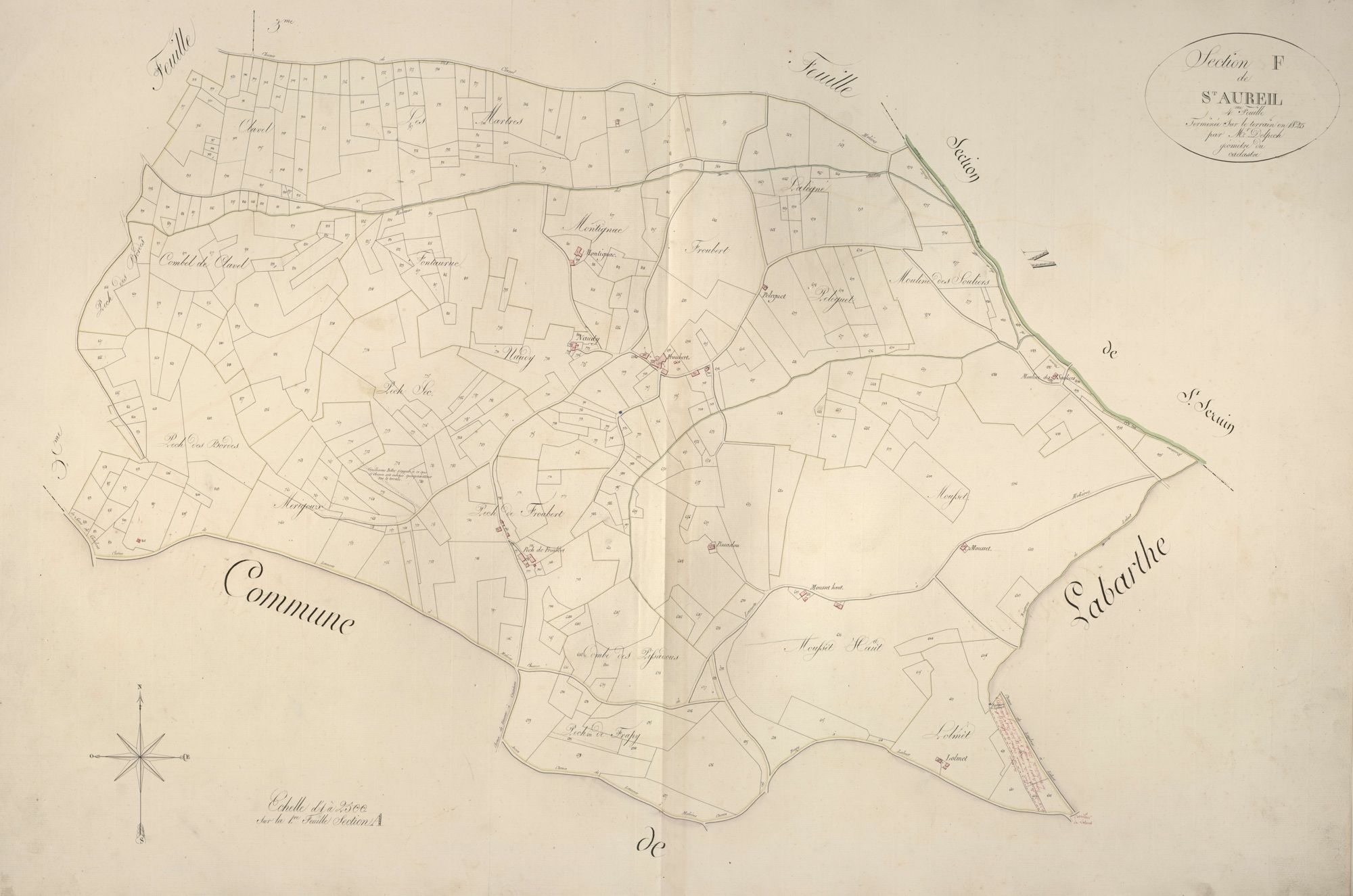 section F de Saint-Aureil, 4ème feuille