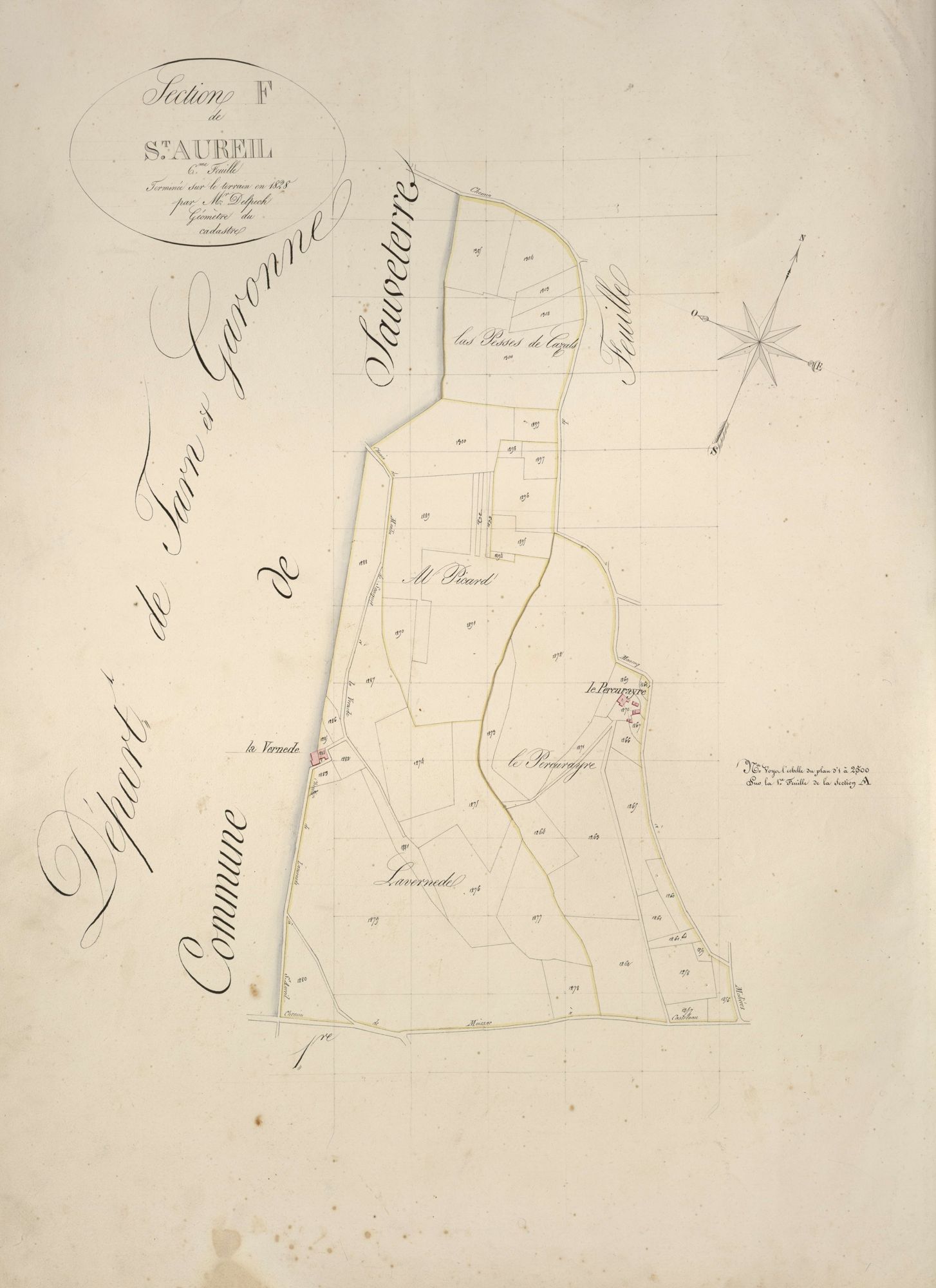 section F de Saint-Aureil, 6ème feuille
