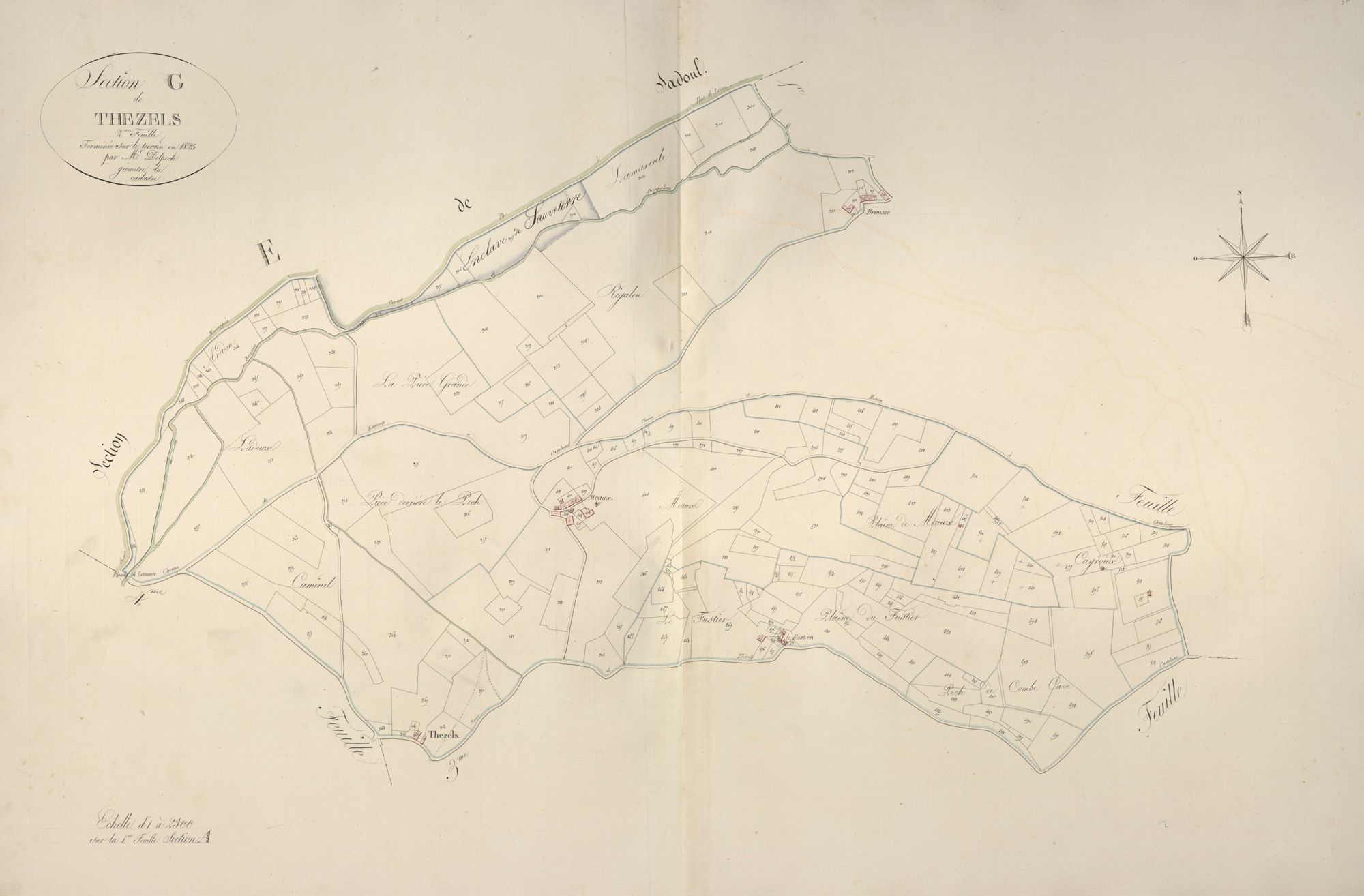 section G de Thezels, 2ème feuille