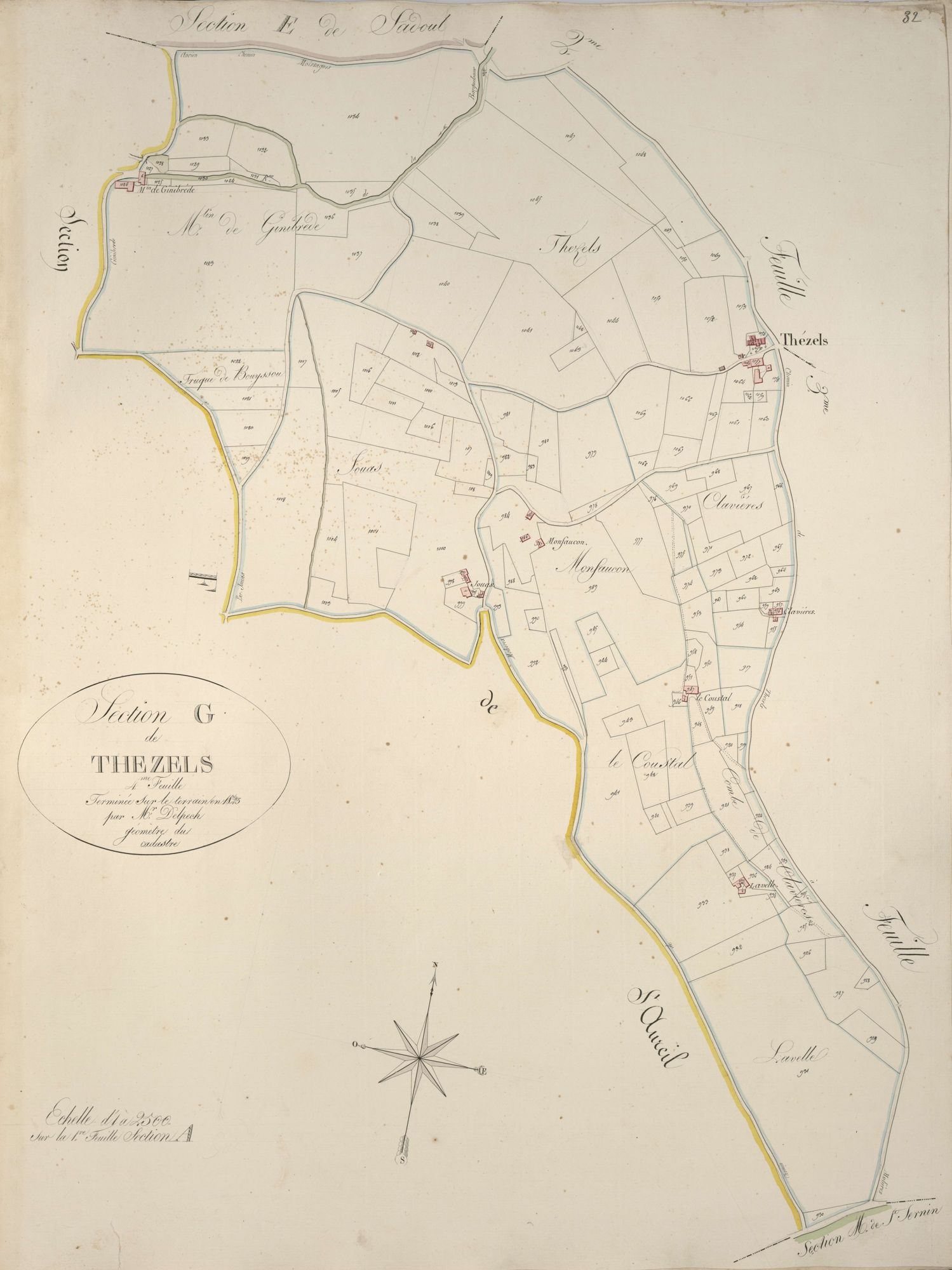section G de Thezels, 4ème feuille