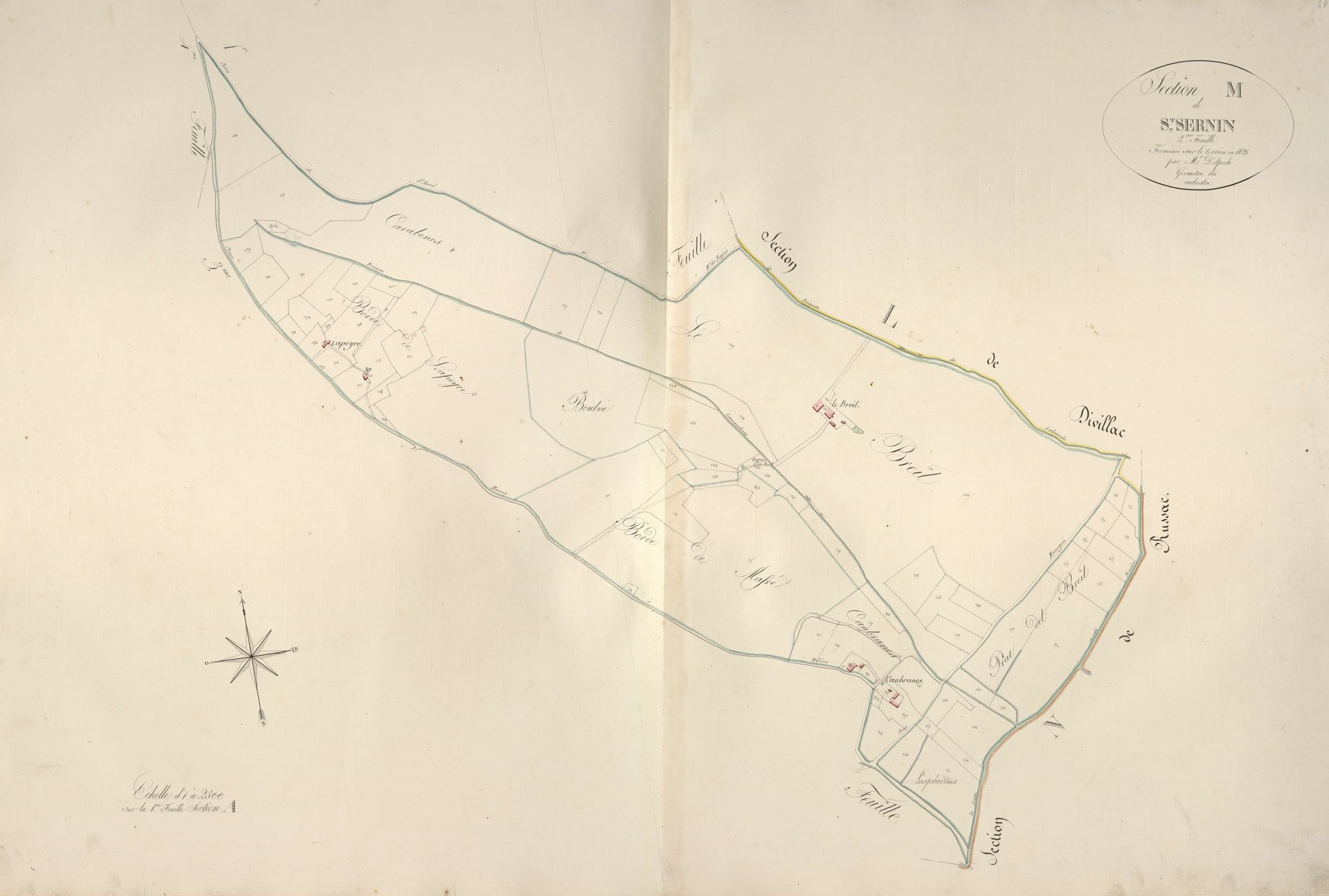 section M de Saint-Sernin, 2ème feuille