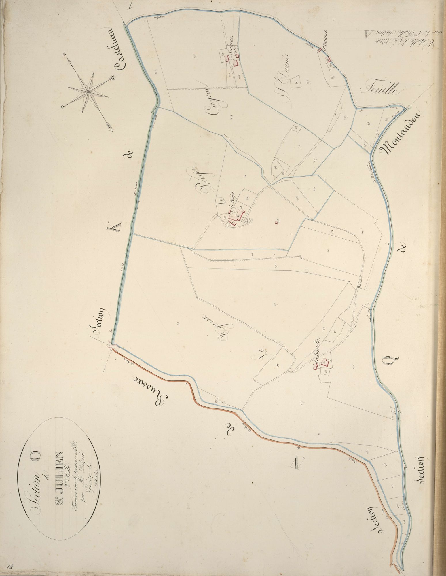 section O de Saint-Julien, 2ème feuille