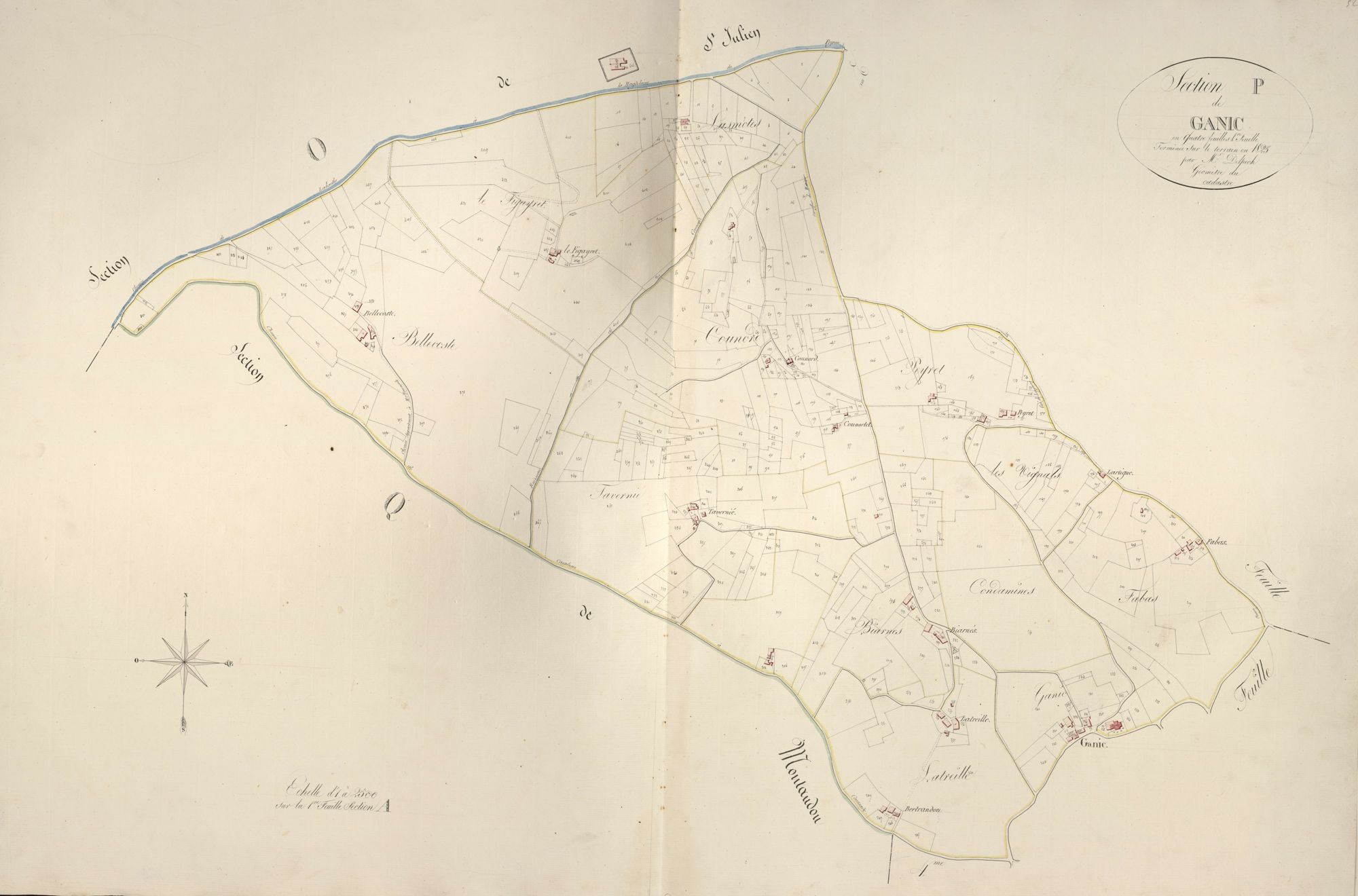 section P de Ganic, 1ère feuille