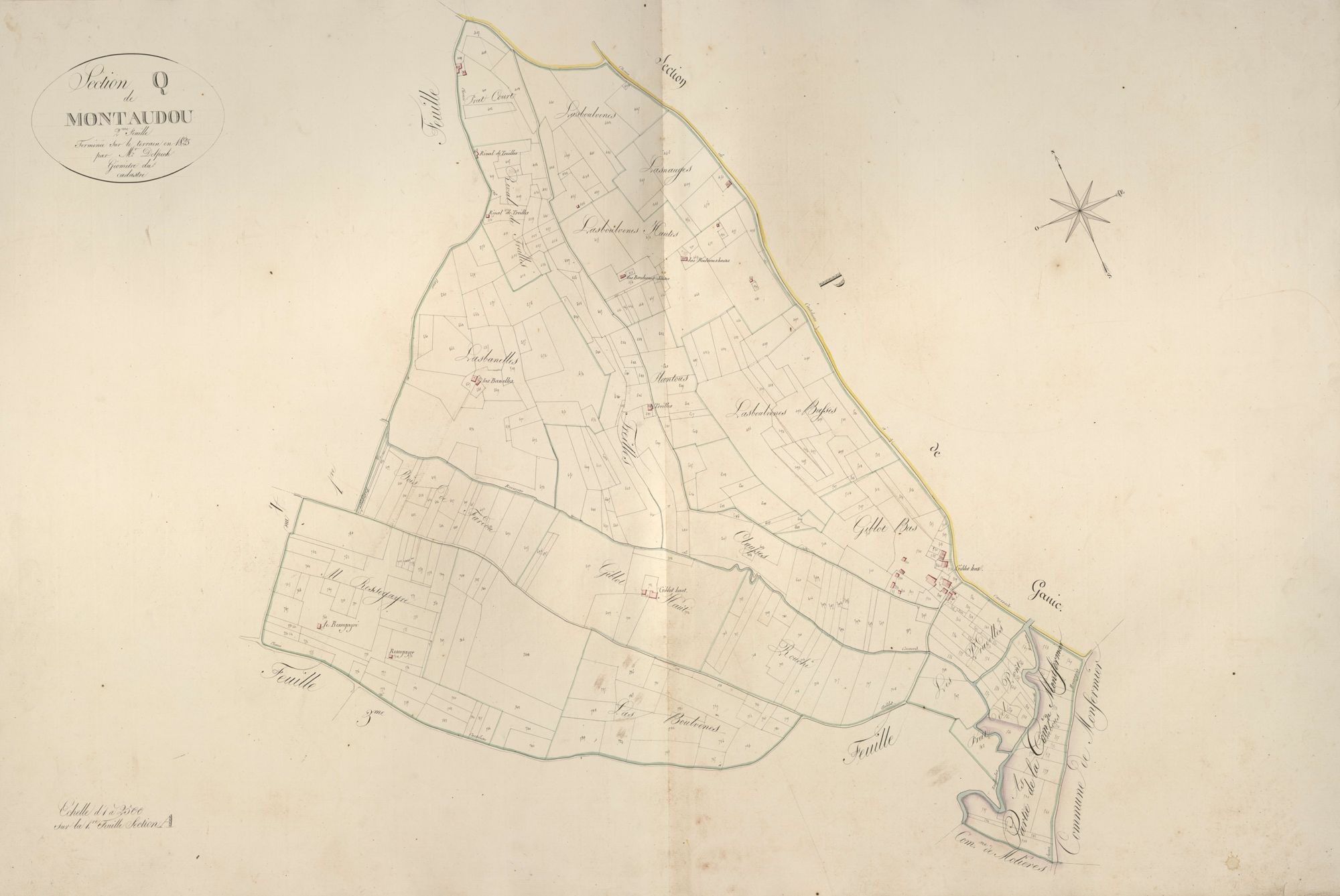 section Q de Montaudou, 2ème feuille