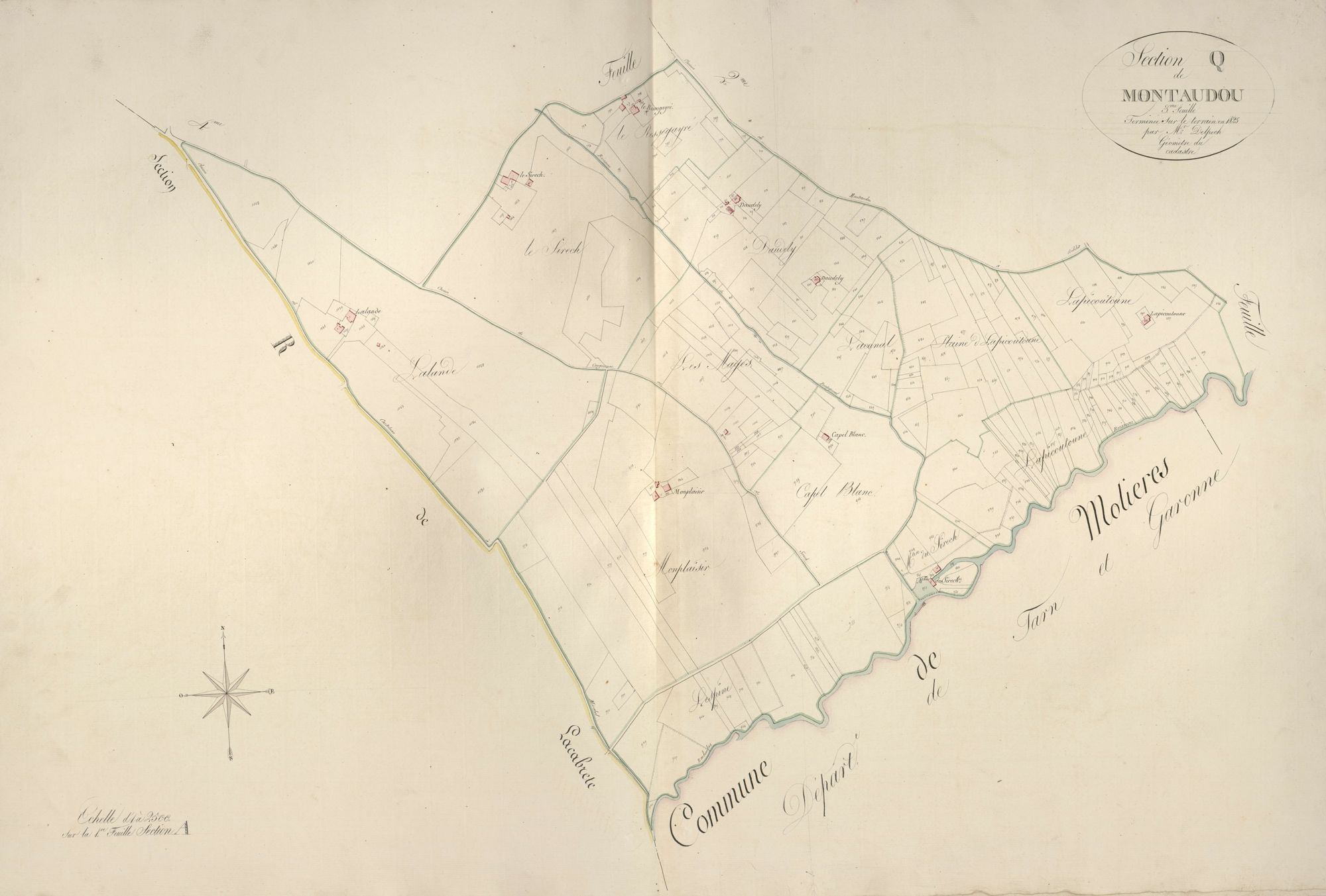section Q de Montaudou, 3ème feuille