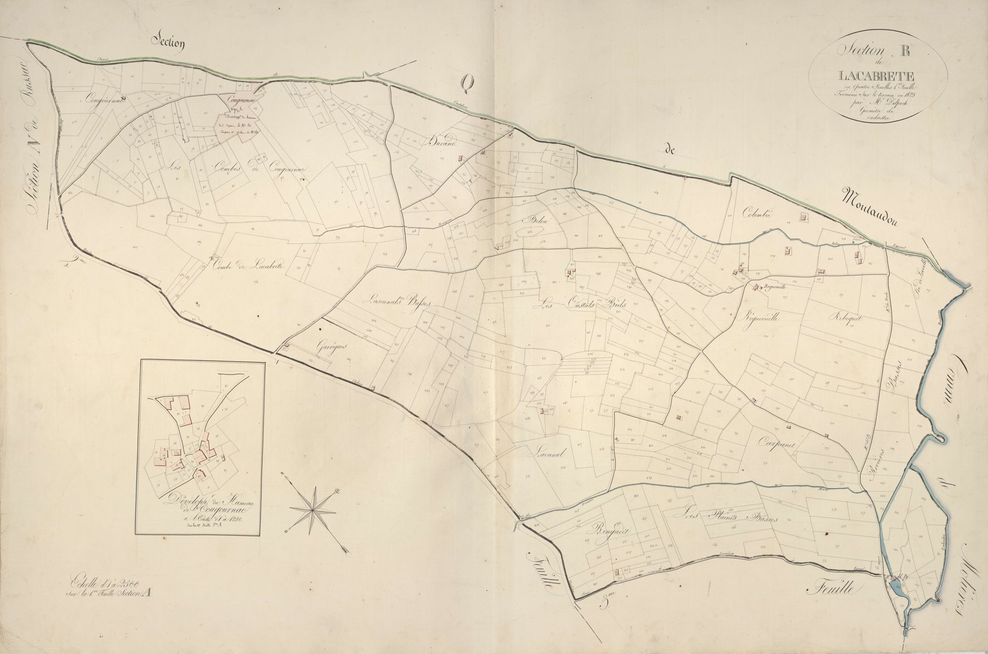 section R de Lacabrette, 1ère feuille