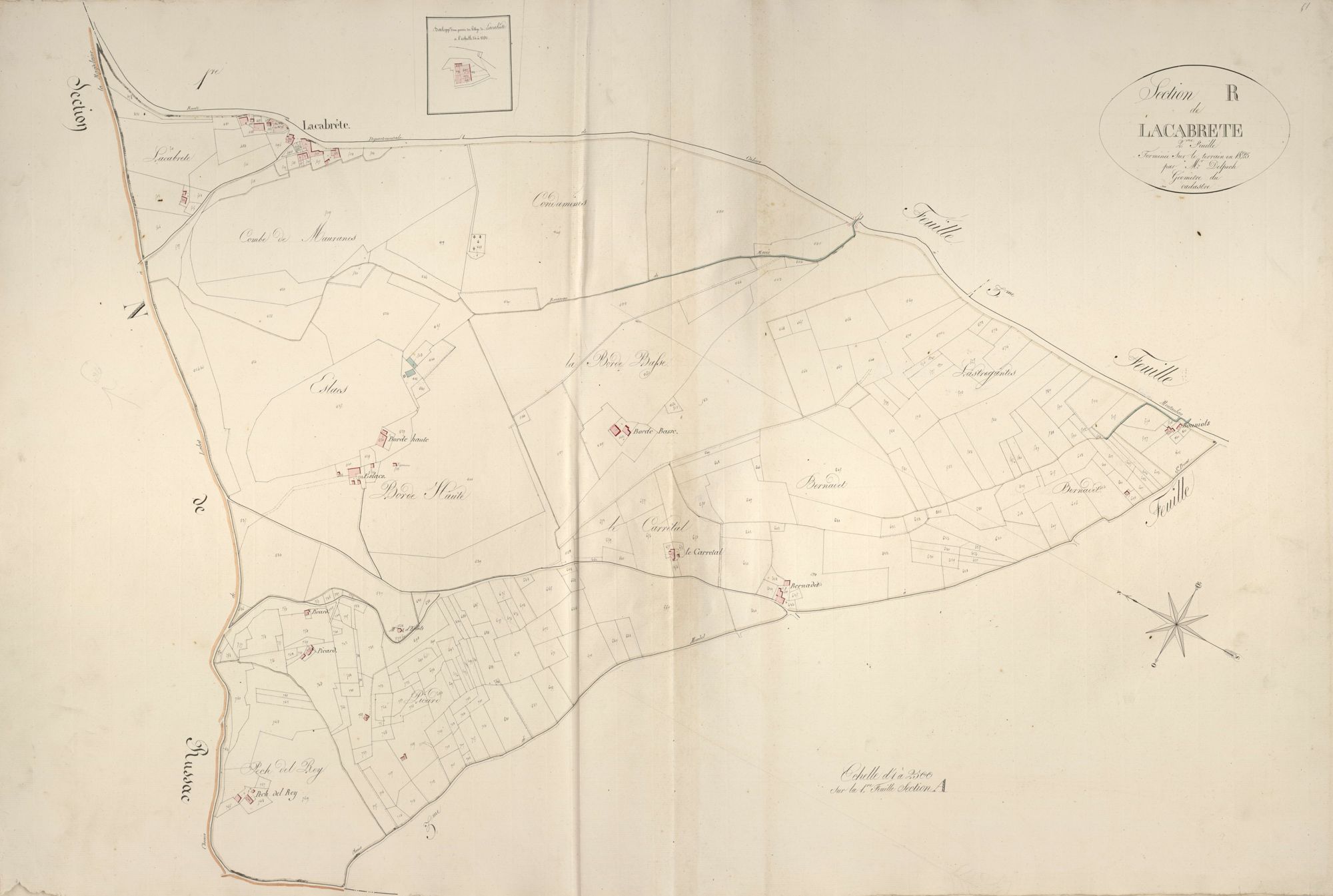 section R de Lacabrette, 2ème feuille