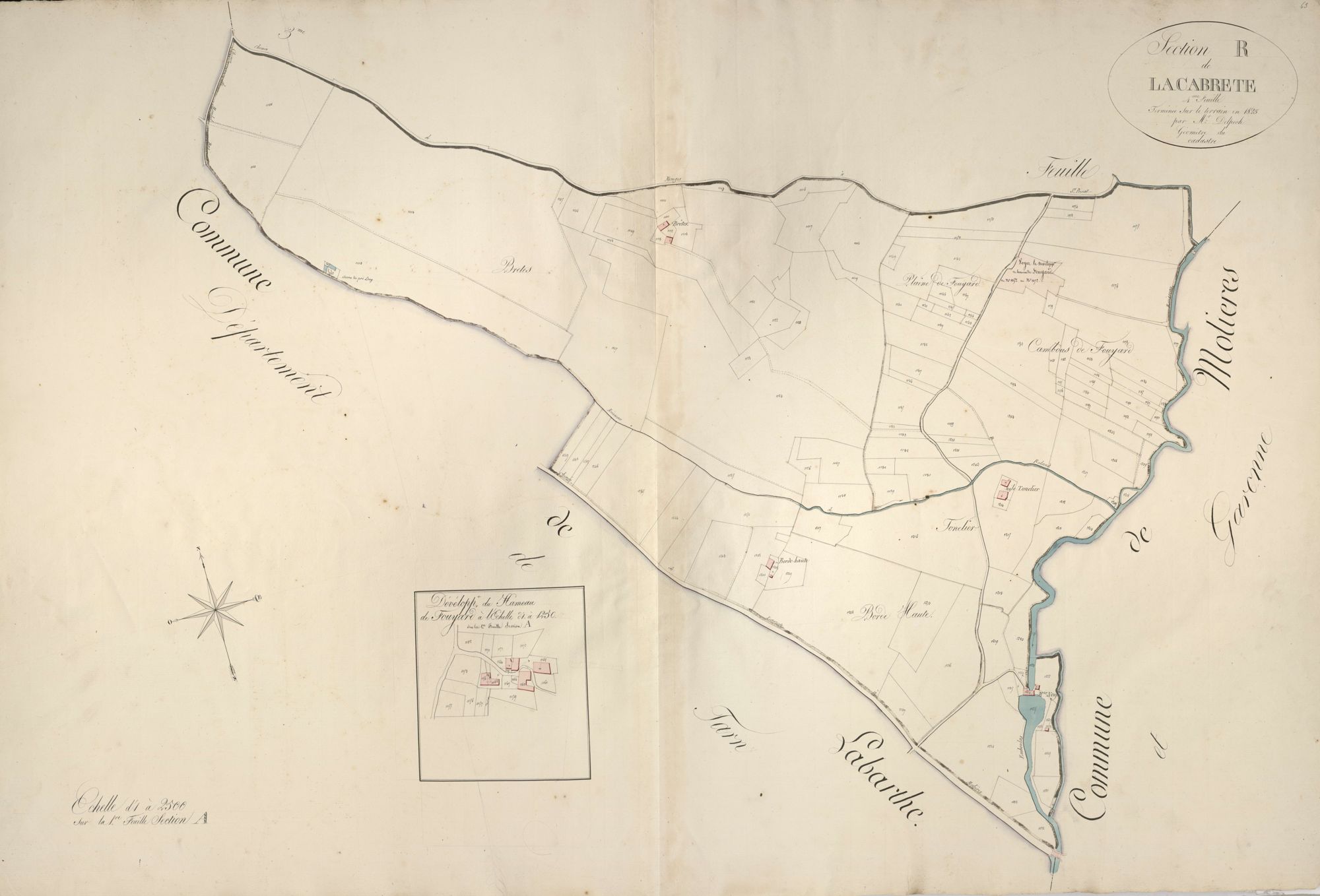 section R de Lacabrette, 4ème feuille