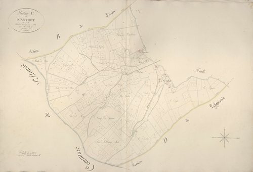 section C de Saint-Anthet, 1ère feuille