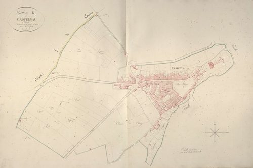 section K de Castelnau, 1ère feuille