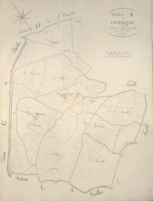 section K de Castelnau, 3ème feuille