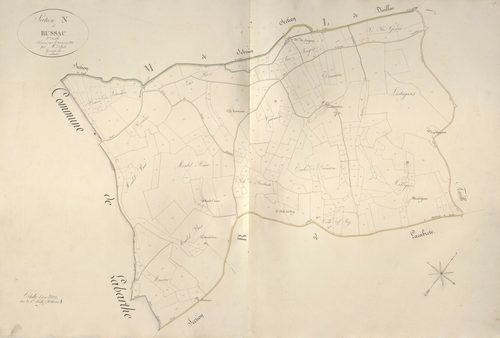 section N de Russac, 2ème feuille