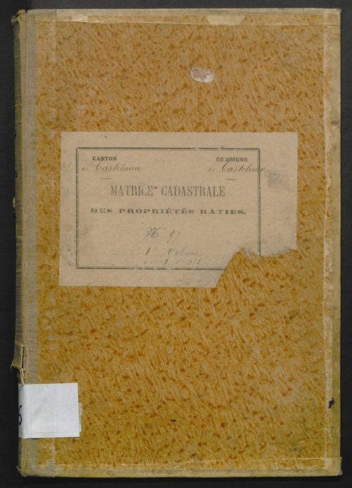 Cases 1-675. Augmentations et diminutions  (1882-1891)