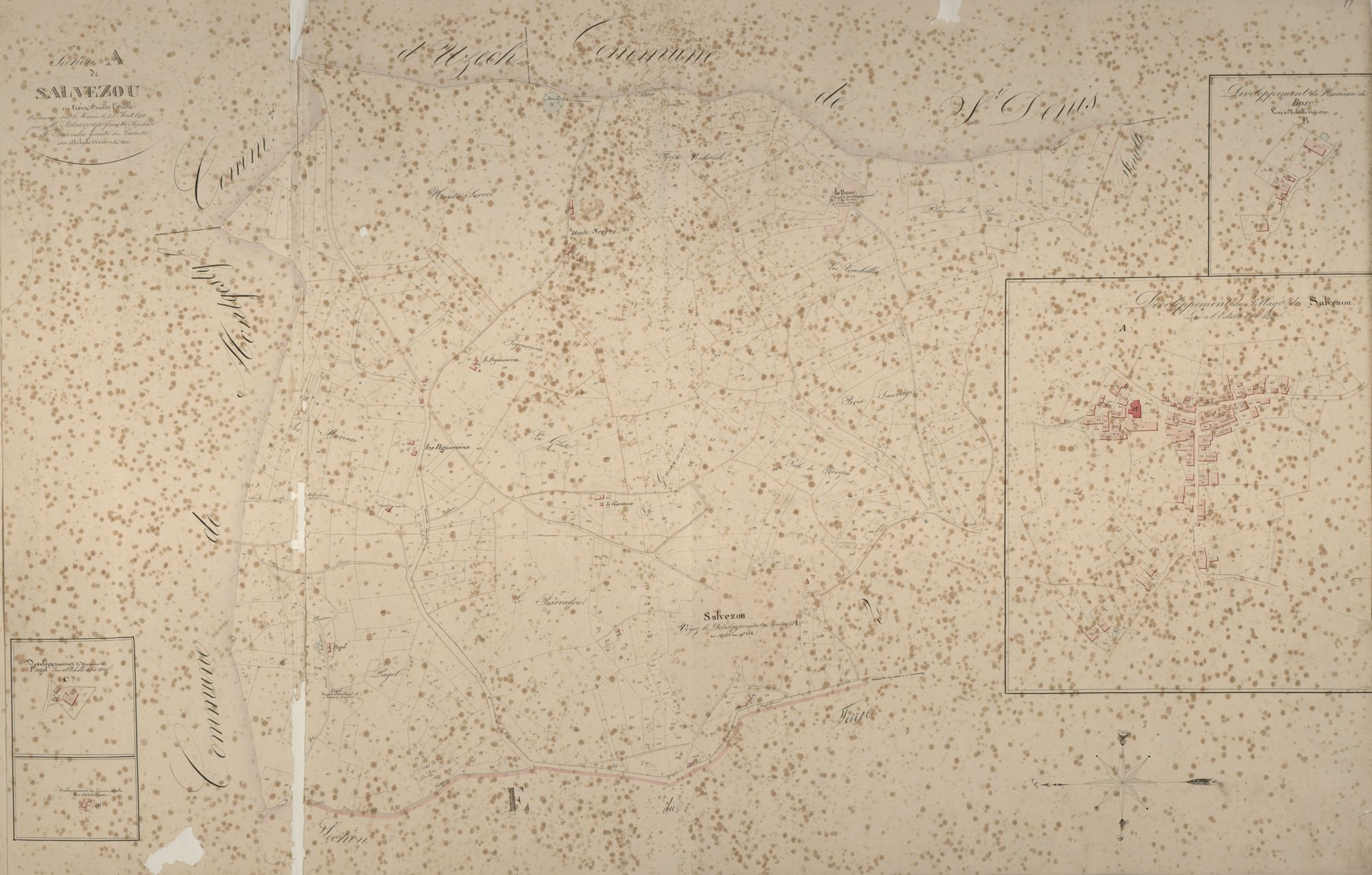 section A de Salvezou, 1ère feuille