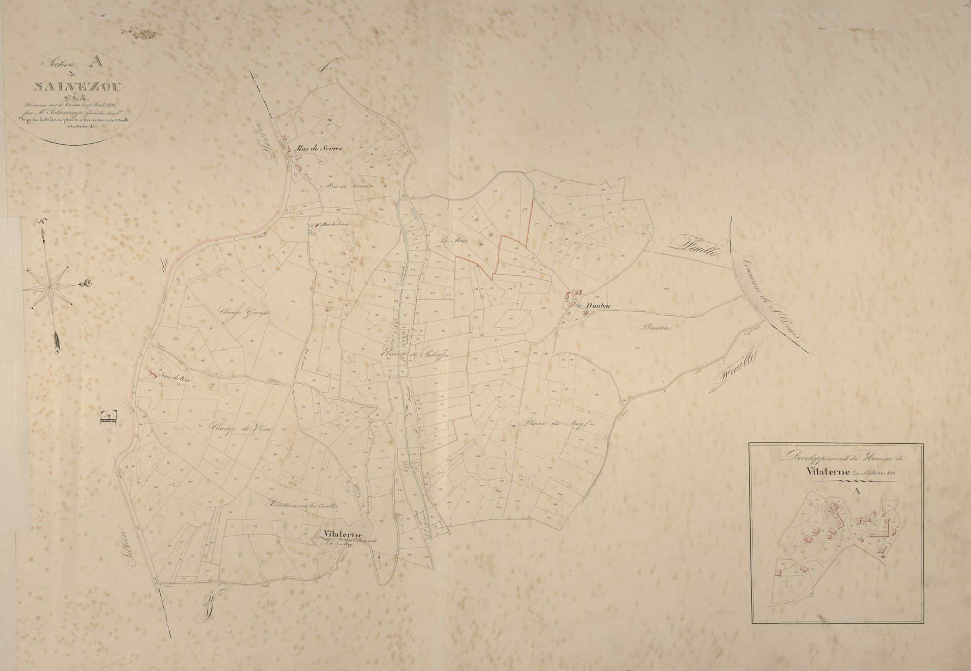 section A de Salvezou, 2ème feuille