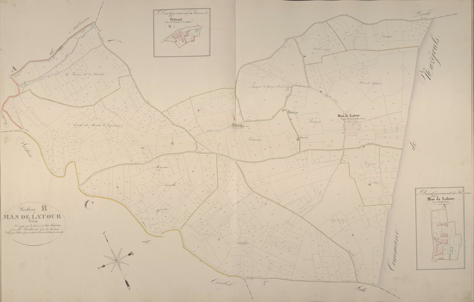 section B du Mas de la Tour, 2ème feuille