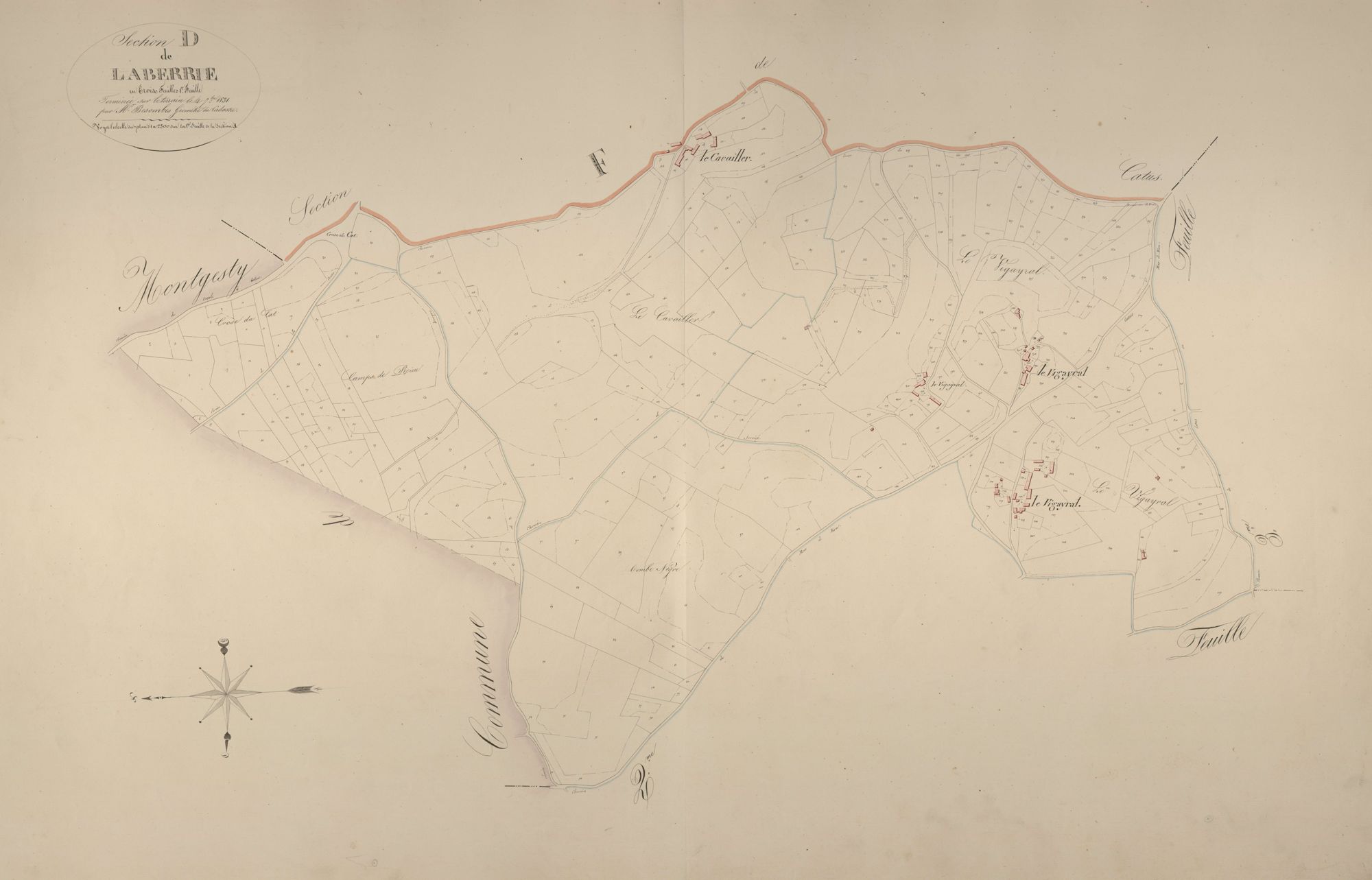 section D de Laberrie, 1ère feuille