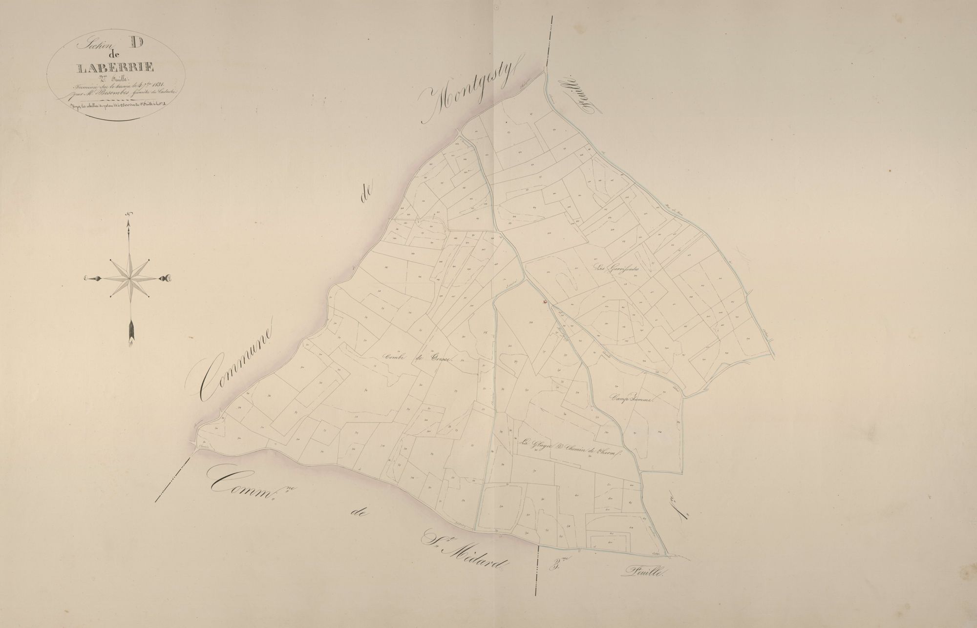 section D de Laberrie, 2ème feuille