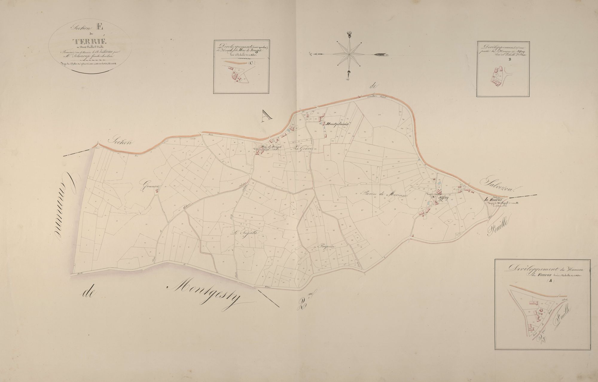 section E de Terrié, 1ère feuille