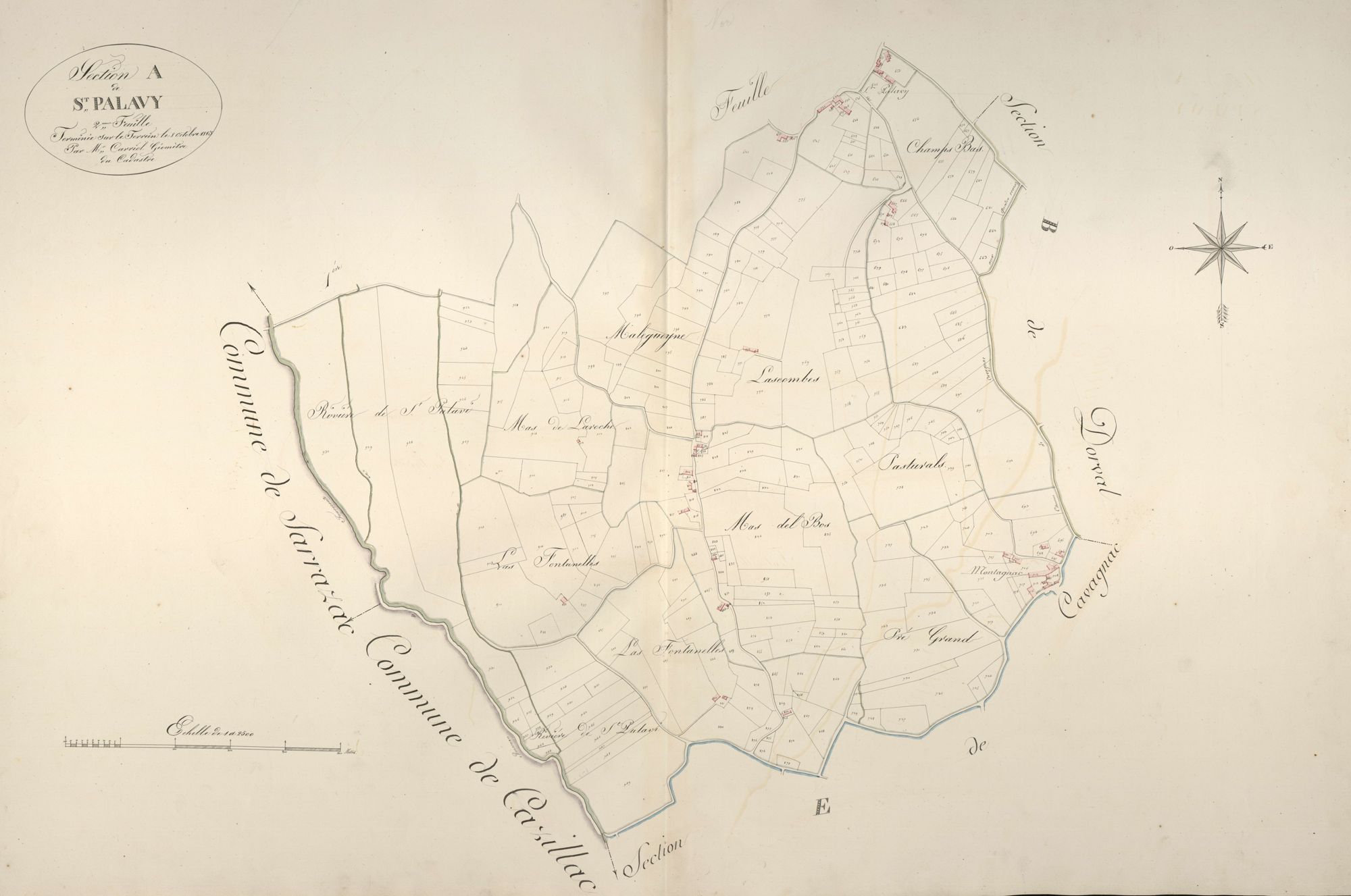 section A de Saint-Palavy, 2ème feuille