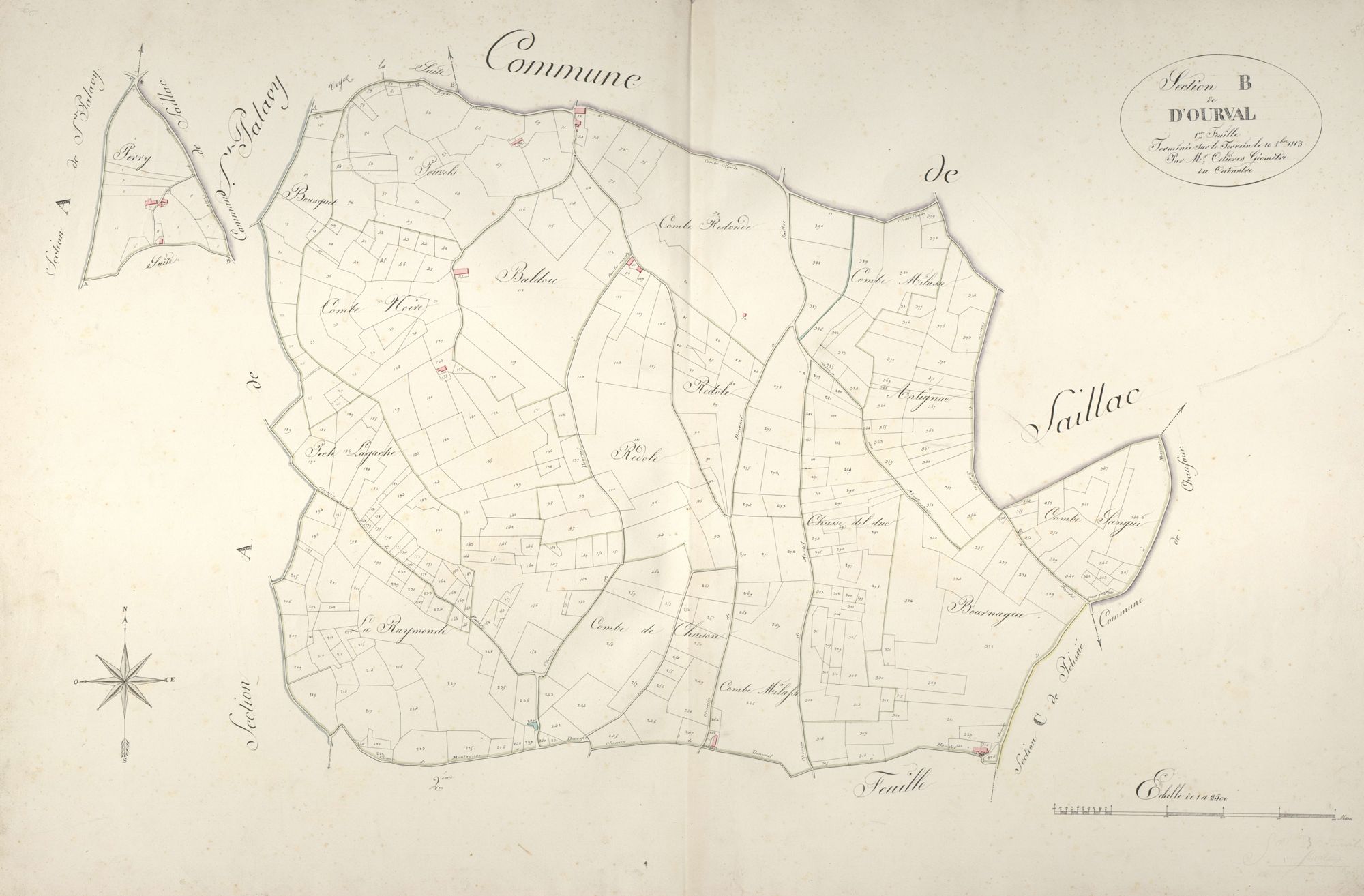 section B de D'Ourval, 1ère feuille