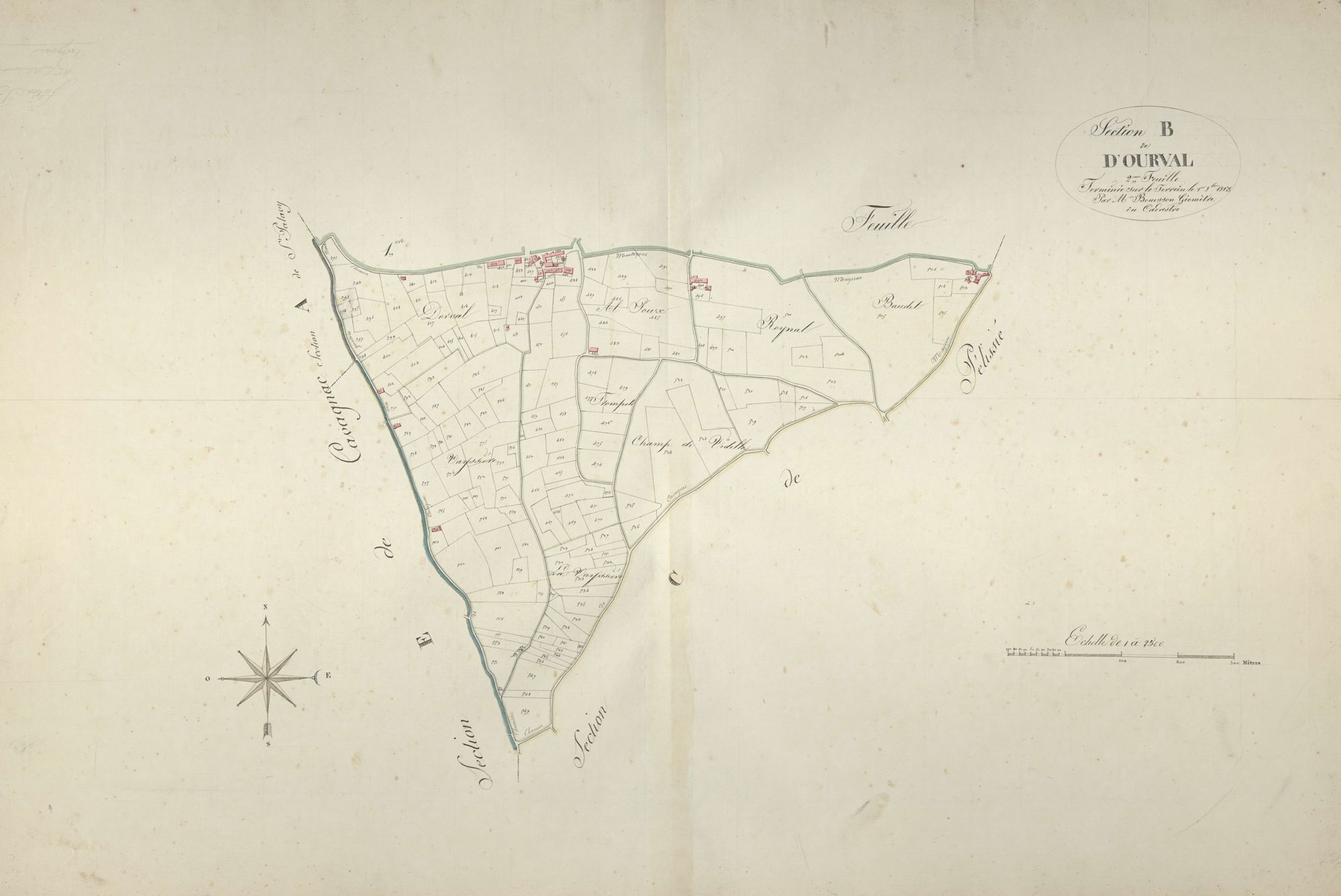 section B de D'Ourval, 2ème feuille
