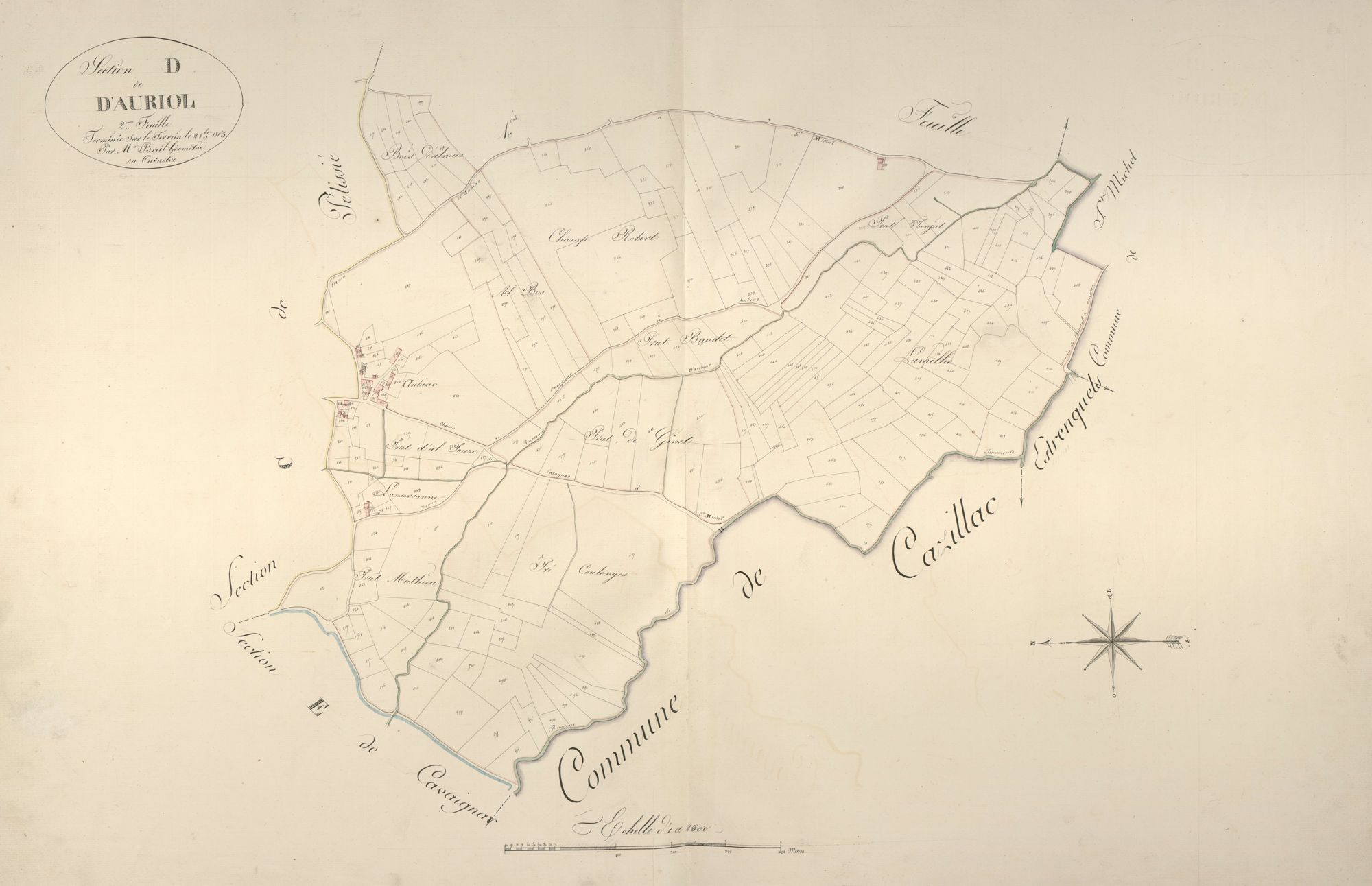 section D de D'Auriol, 2ème feuille