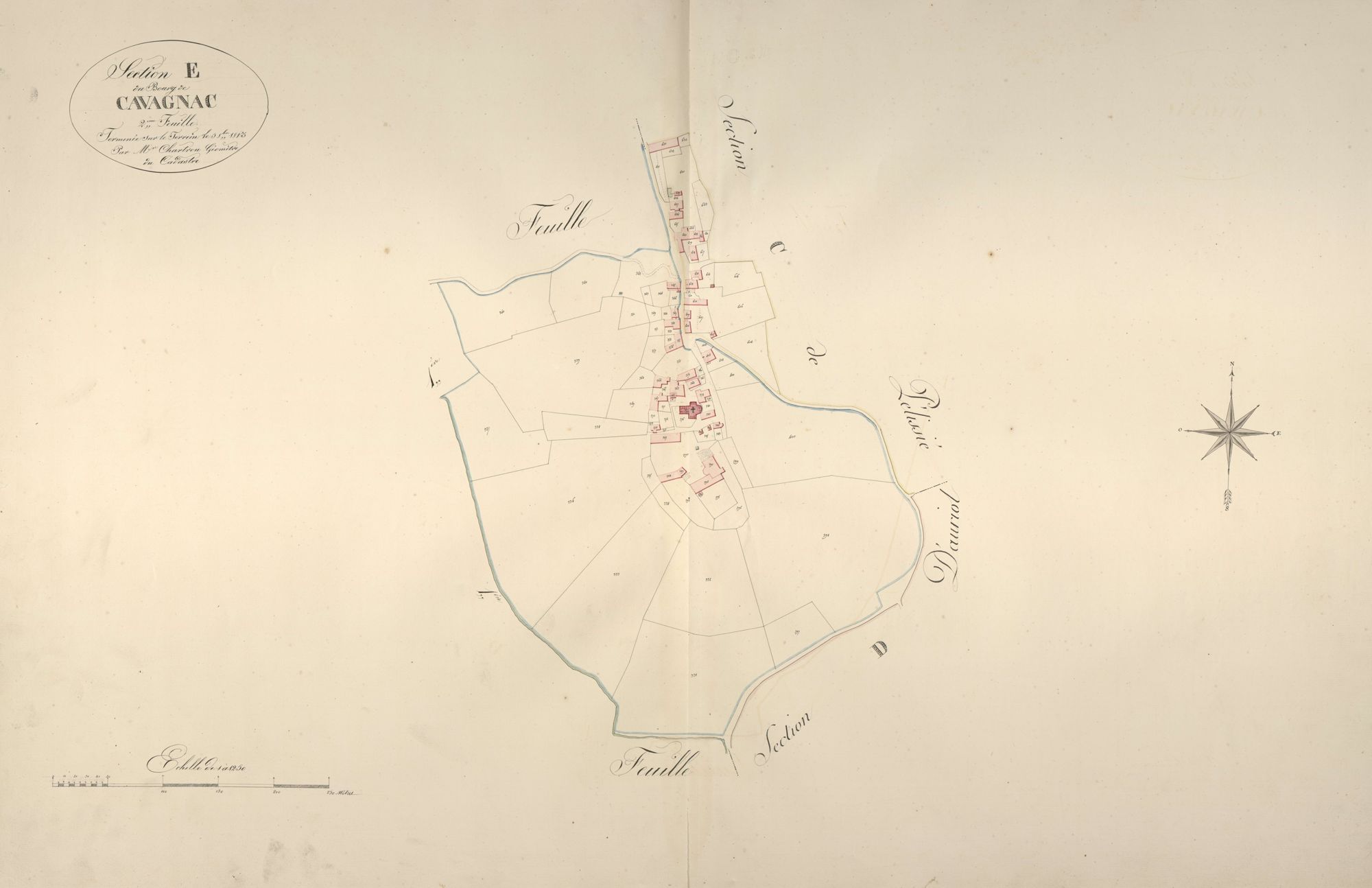 section E de Cavagnac, 2ème feuille